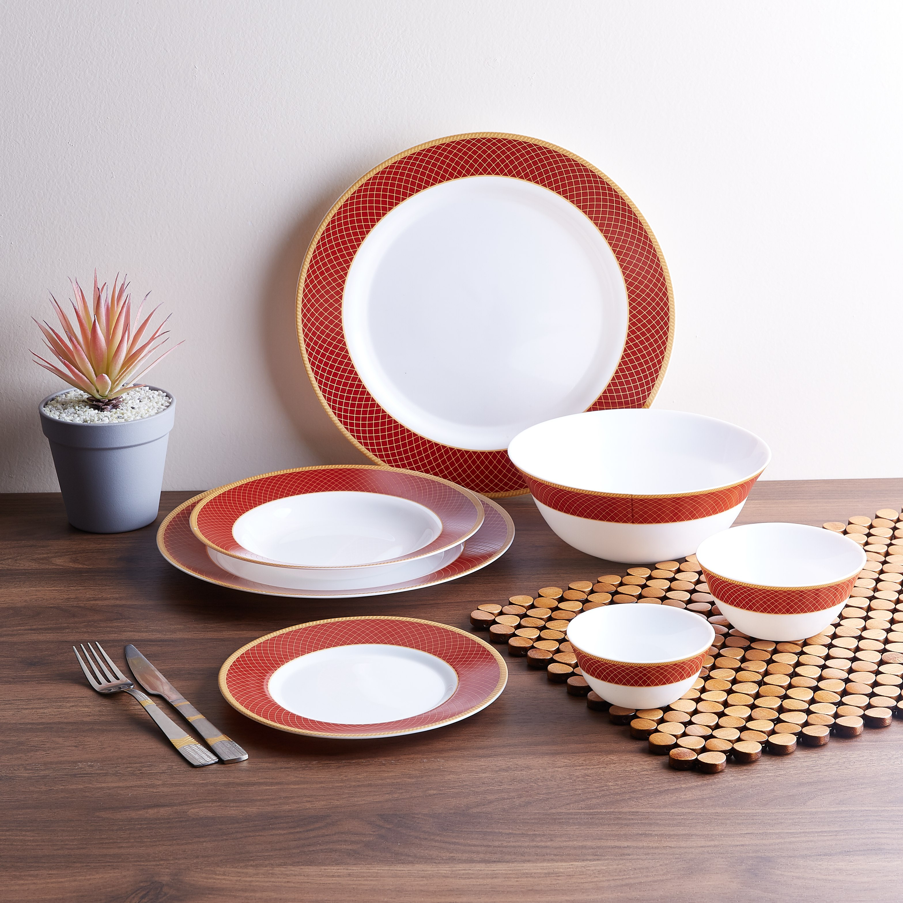 صحن عشاء ريجينت أوبال من ماديسون - 28 سم -hbxdecorandfurnishings-tabletop-crockery-image-3