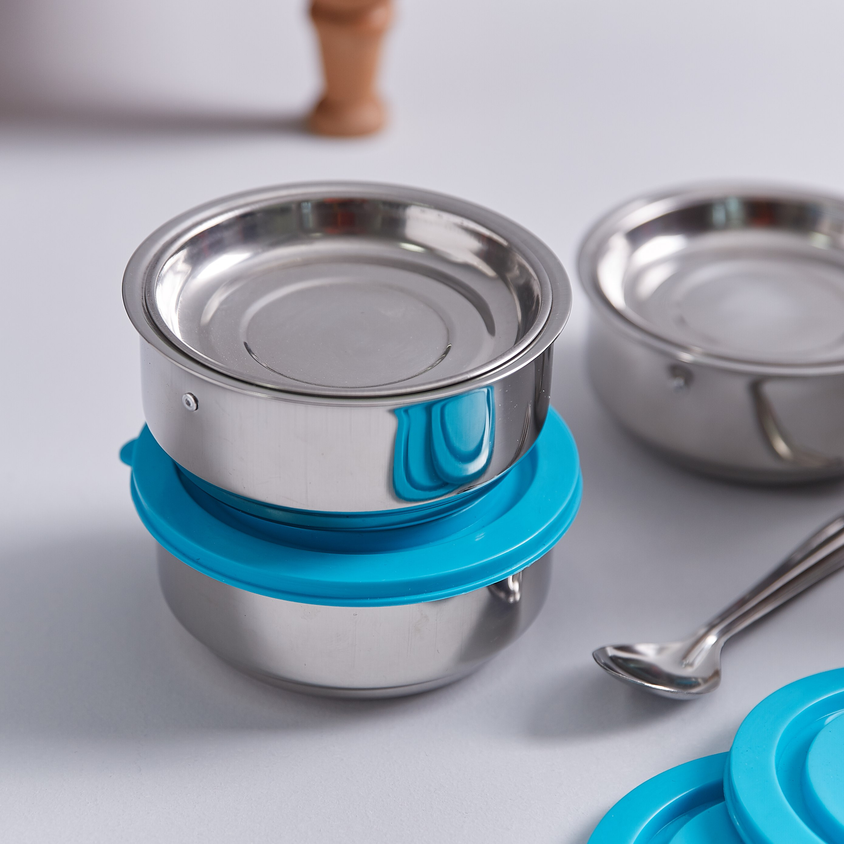 طقم غداء ستانليس ستيل بغطاء 3 قطع من إنديكت-hbxhomeware-kitchenware-lunchbagsandboxes-image-2