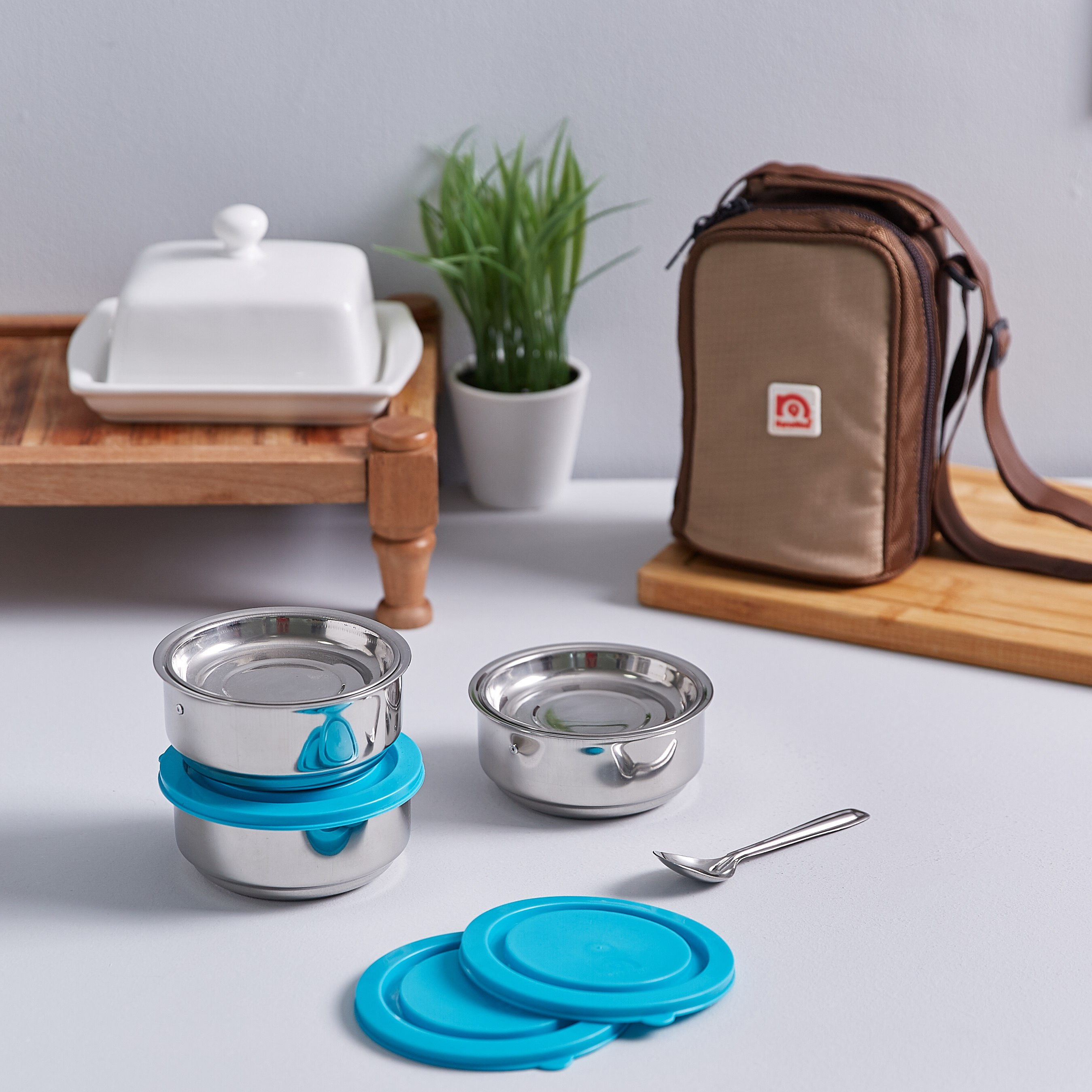 طقم غداء ستانليس ستيل بغطاء 3 قطع من إنديكت-hbxhomeware-kitchenware-lunchbagsandboxes-image-3