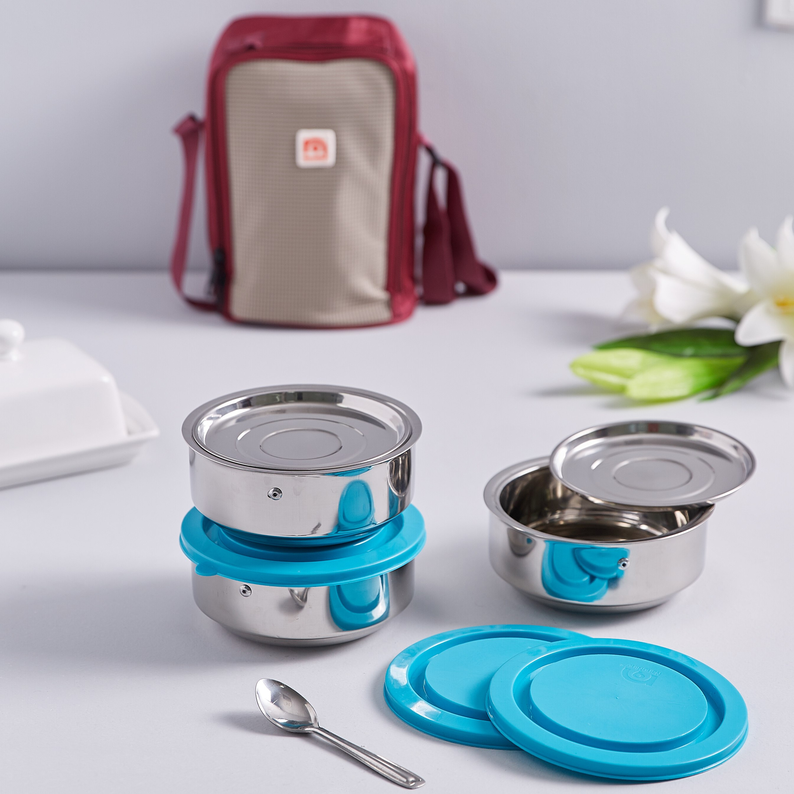 طقم غداء ستانليس ستيل بغطاء 3 قطع من إنديكت-hbxhomeware-hbxkitchen-image-3