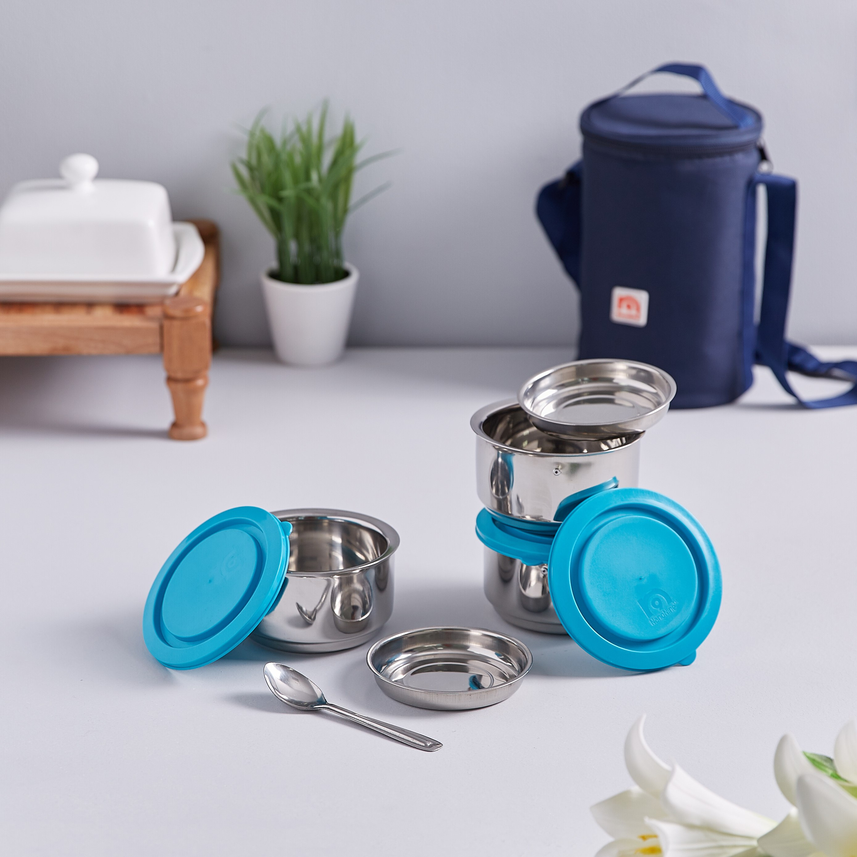 طقم غداء ستانليس ستيل بغطاء 3 قطع من إنديكت-hbxhomeware-kitchenware-lunchbagsandboxes-image-3