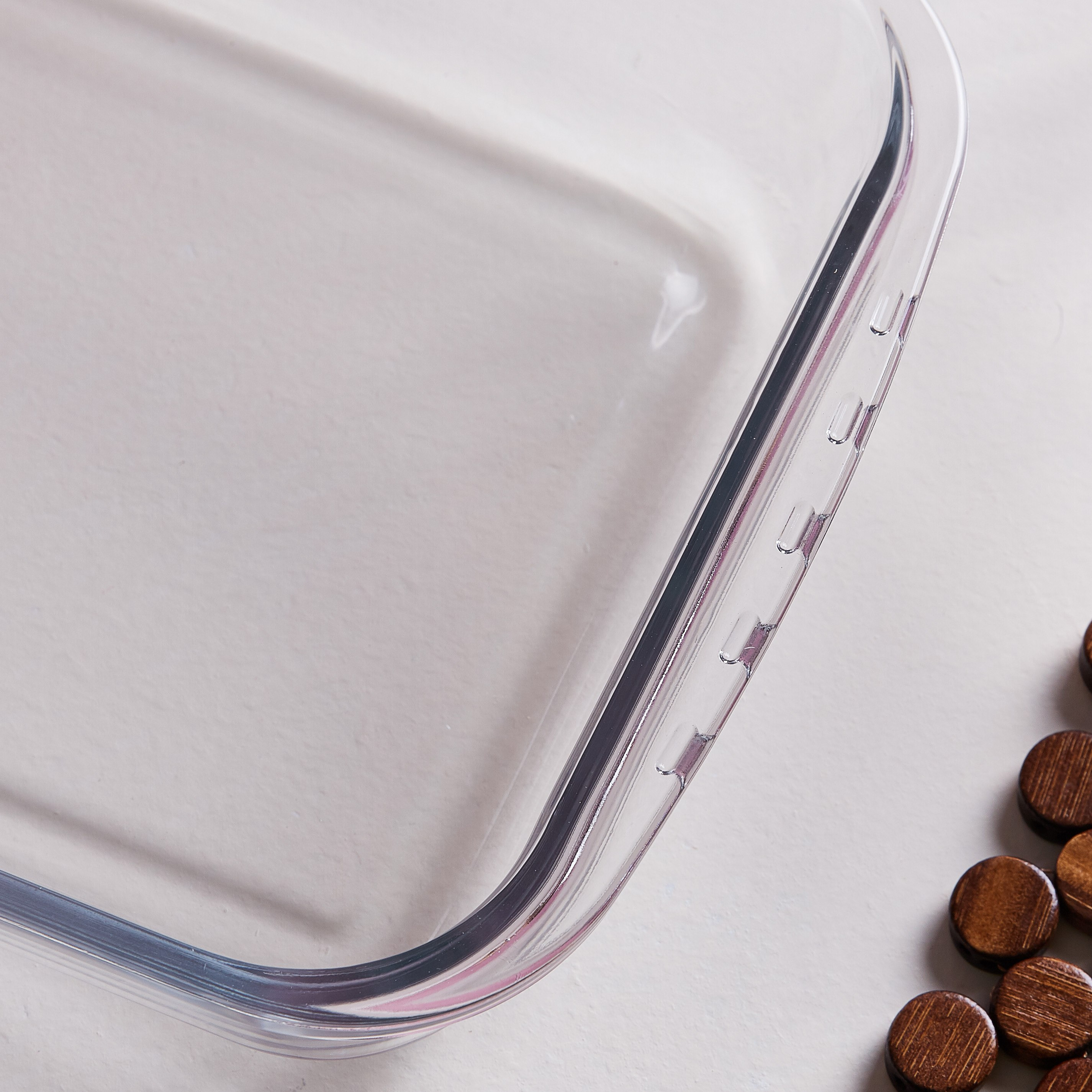 Marinex Rectangular Glass Baking Dish with Handle - 3.5 L-hbxkitchen-bakeware-image-2