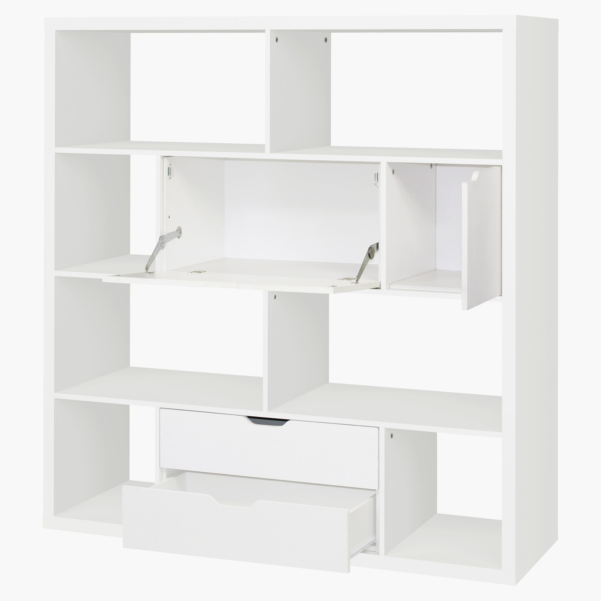 خزانة كتب بـ10 مكعّبات من هالمستاد - 39x146x146 سم-hbxfurniture-office-bookcases-image-3