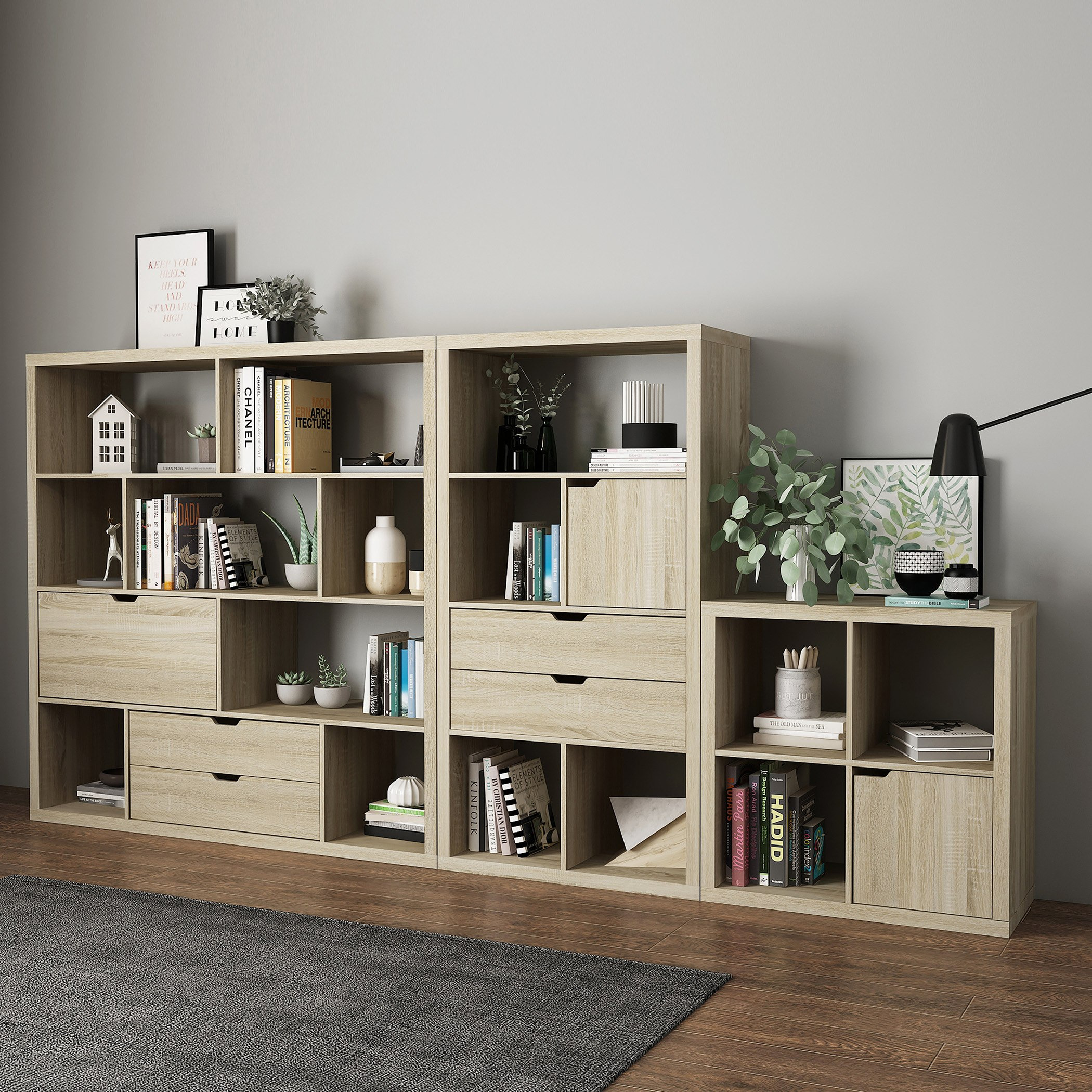 Halmstad 2-Drawer Insert - 38x68x33 cm-hbxfurniture-office-bookcases-image-6