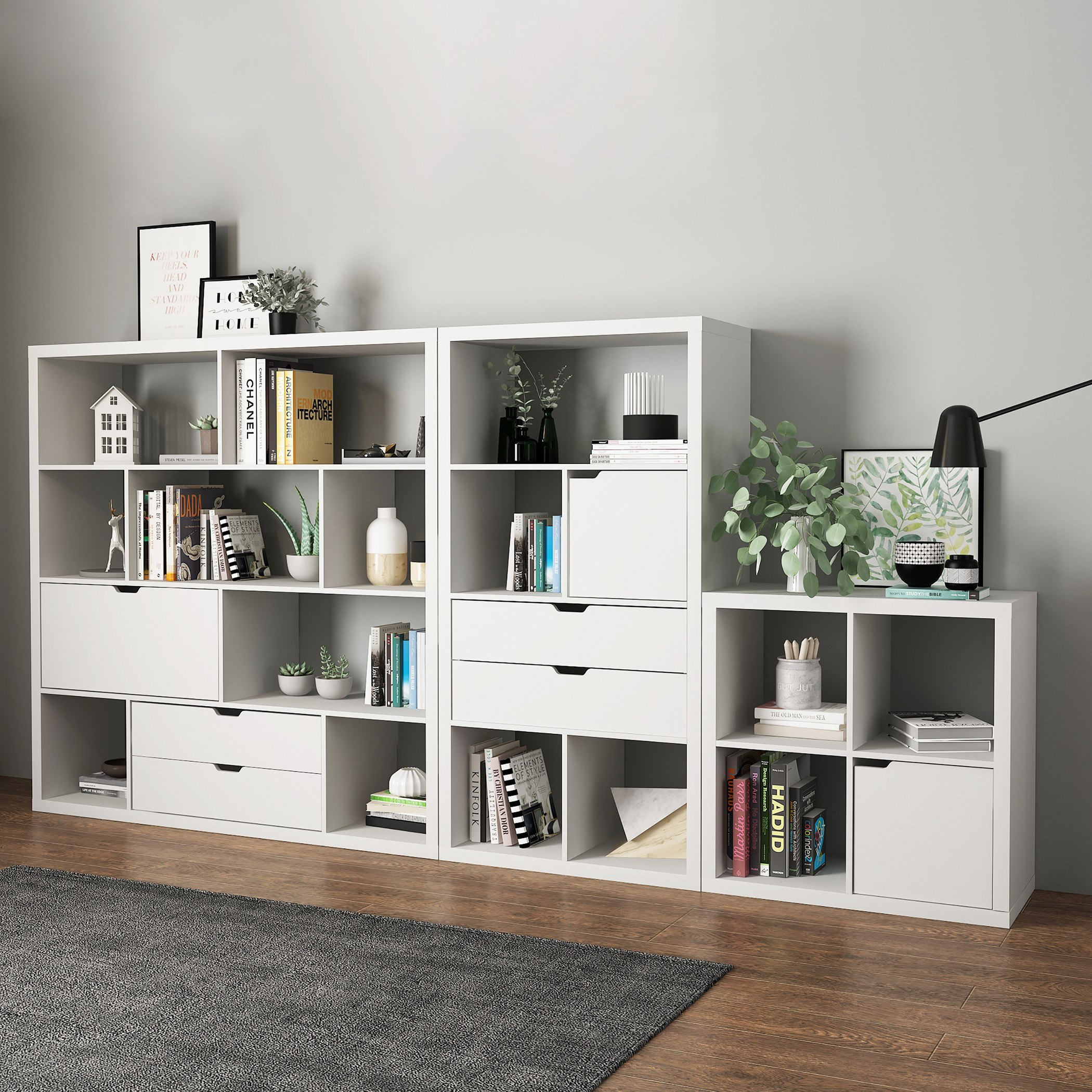 خزانة كتب 4 مكعّبات من هالمستاد - 39x76x76 سم-hbxfurniture-office-bookcases-image-5