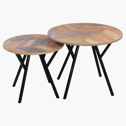 Vivid Round Coffee Table - Set of 2