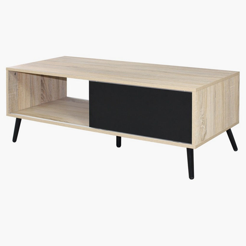 Bonn Coffee Table with Undershelf Storage and Reversible Door-Coffee Tables-image-1