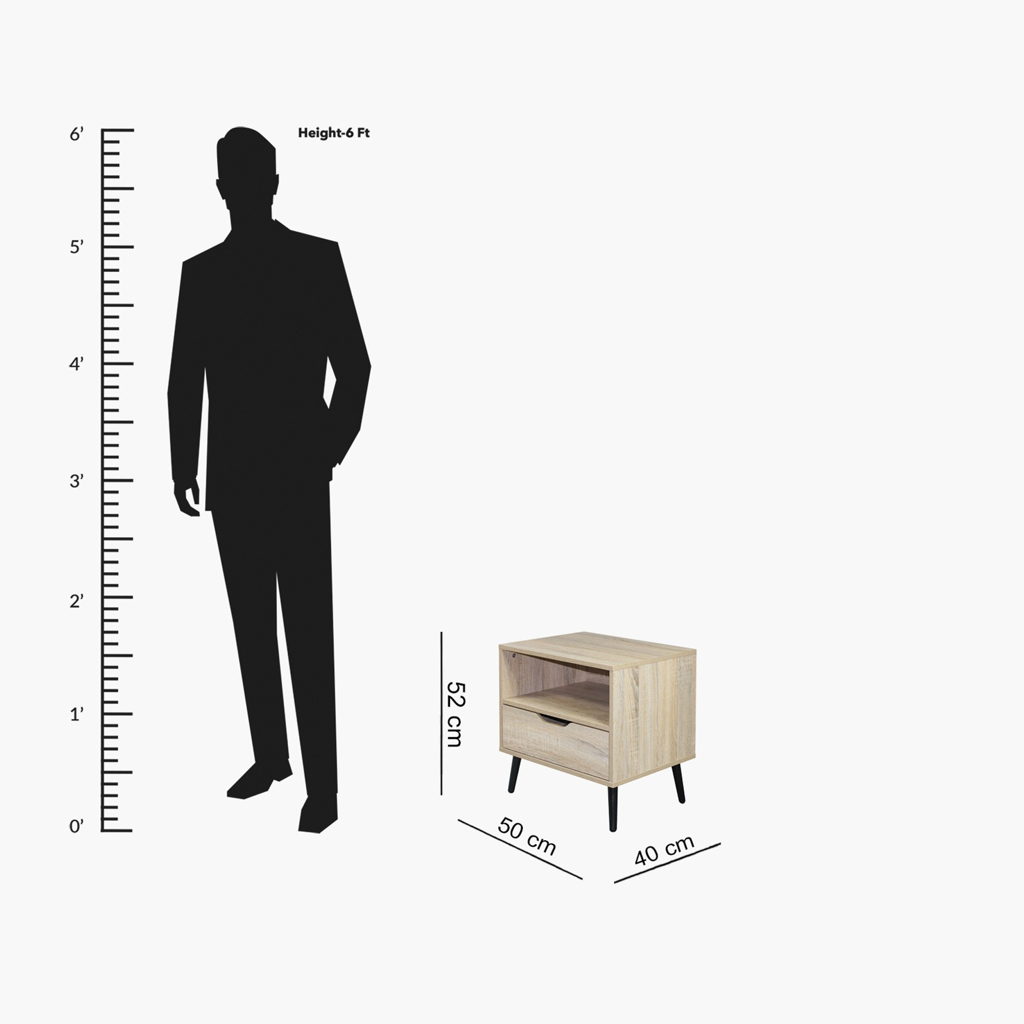 طاولة جانبية بدرج واحد من بون-hbxfurniture-livingroom-endtables-image-7