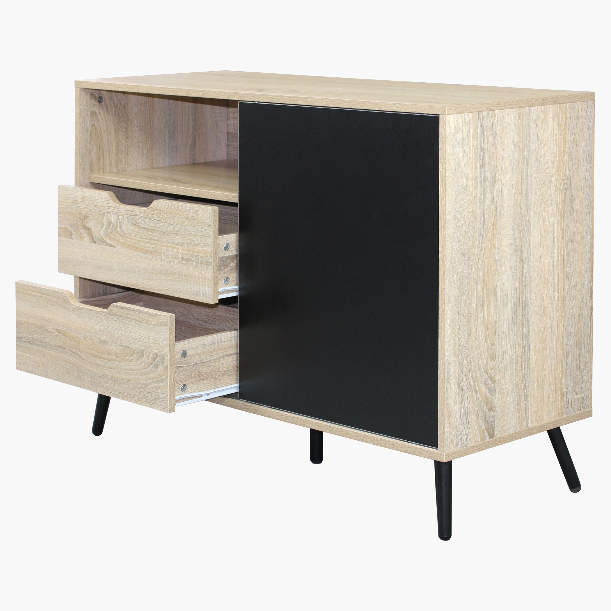 وحدة تخزين بثلاثة أدراج وباب يمكن استخدامه على الوجهين-hbxfurniture-diningroom-buffetsandsideboards-image-8