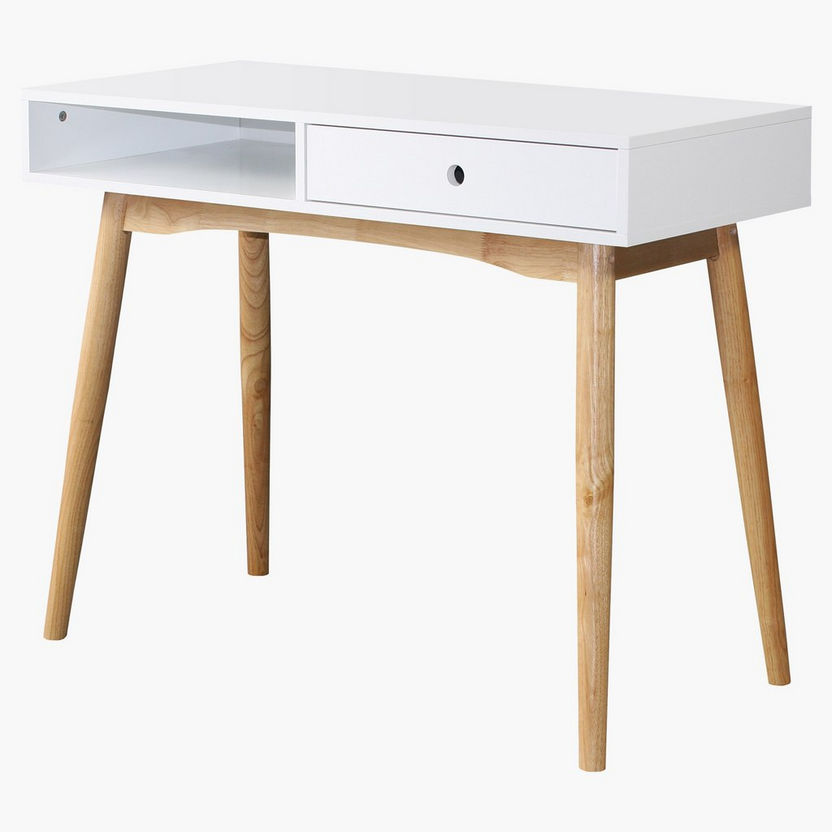 Turku Sofa Table with Undershelf and 1-Drawer-Console Tables-image-0