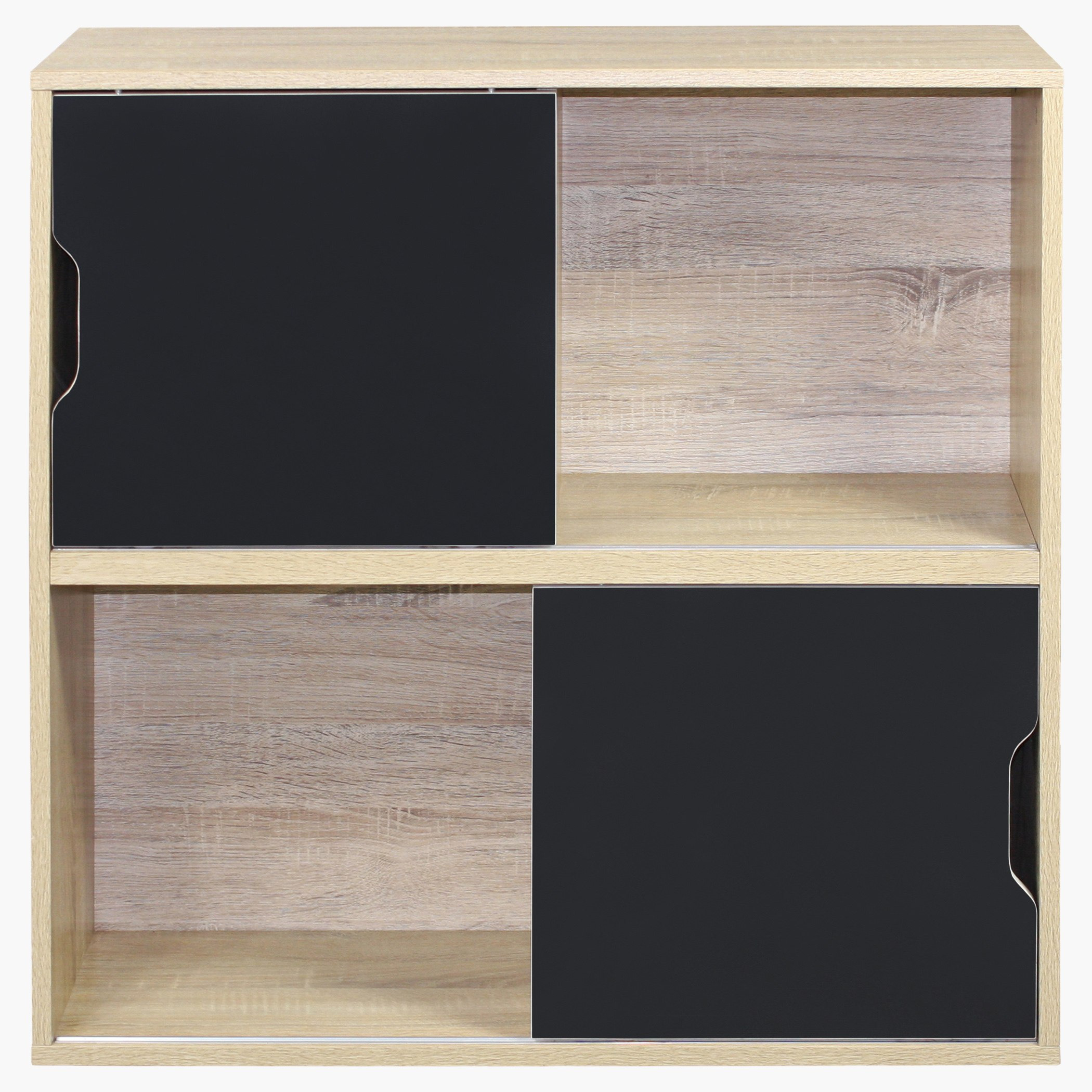 وحدة تخزين بـ4 أرفف وبابين قابلين للعكس من زيوريخ - 30x78x78 سم-hbxfurniture-office-bookcases-image-5