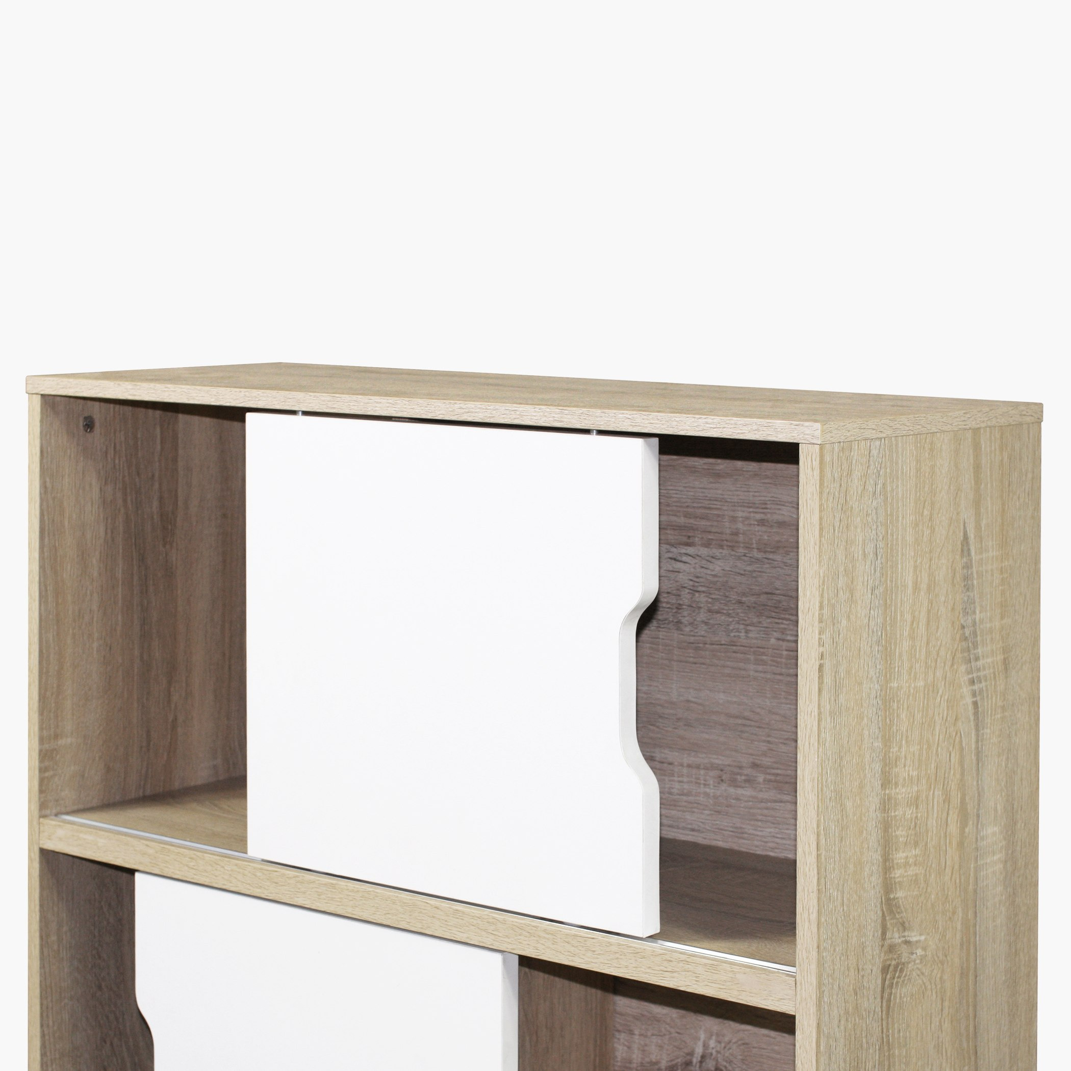 وحدة تخزين بـ4 أرفف وبابين قابلين للعكس من زيوريخ - 30x78x78 سم-hbxfurniture-office-bookcases-image-9