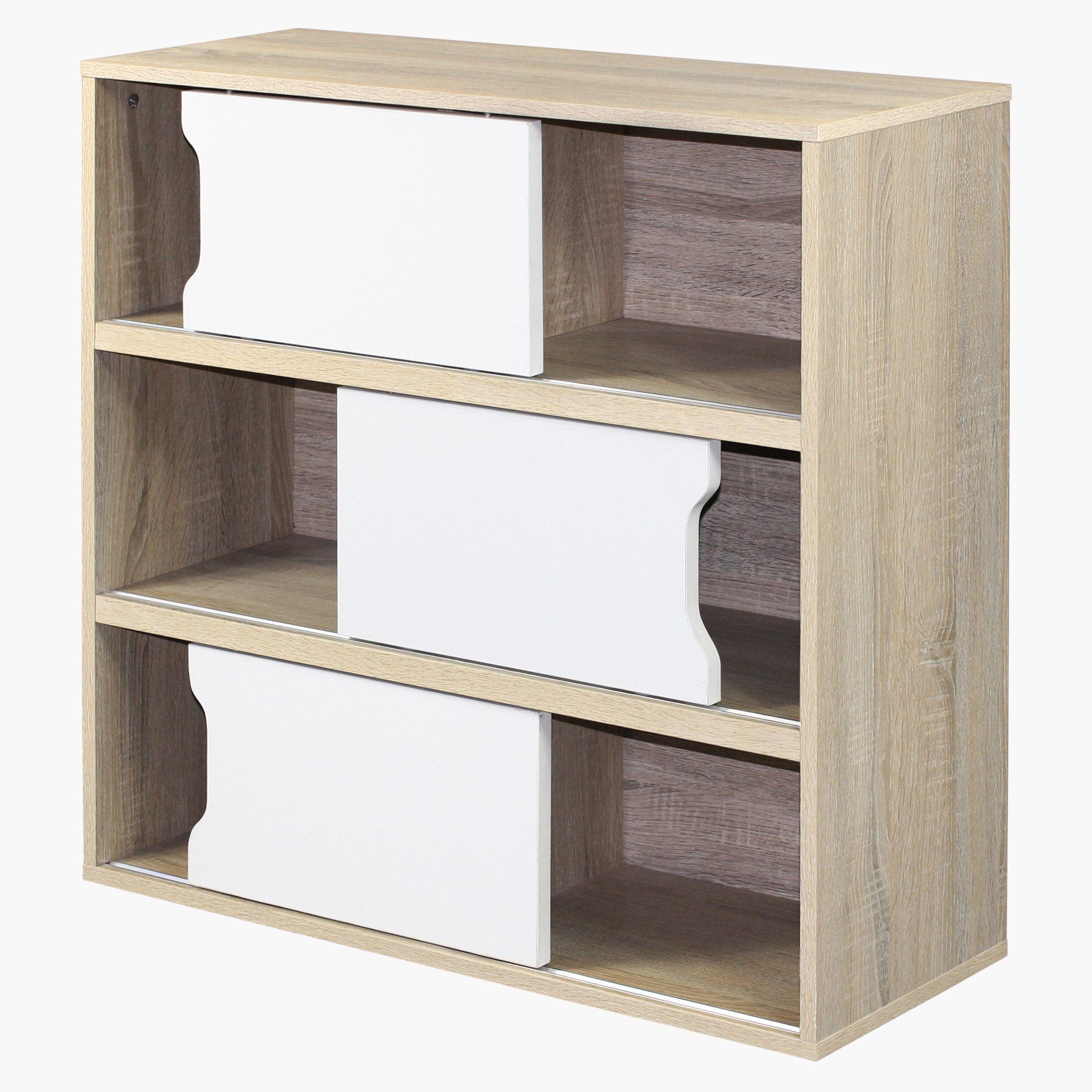 وحدة تخزين بـ6 أرفف وأبواب قابلة للعكس من زيورخ -  30x78x78 سم-hbxfurniture-office-bookcases-image-6