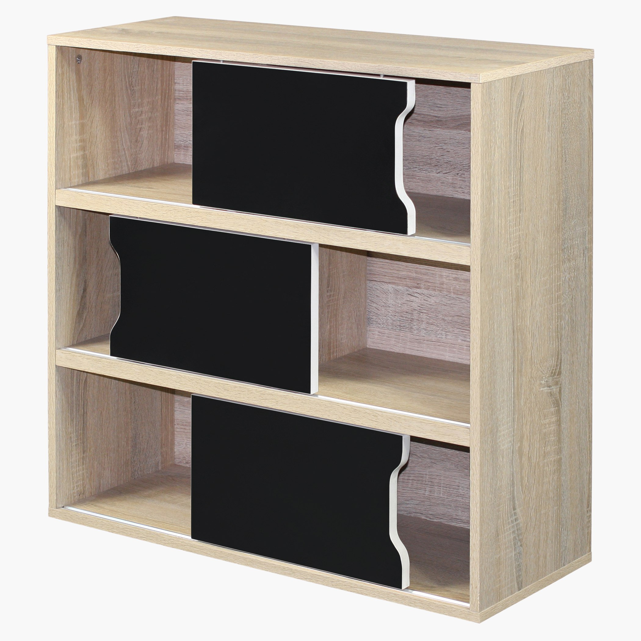 وحدة تخزين بـ6 أرفف وأبواب قابلة للعكس من زيورخ -  30x78x78 سم-hbxfurniture-office-bookcases-image-7
