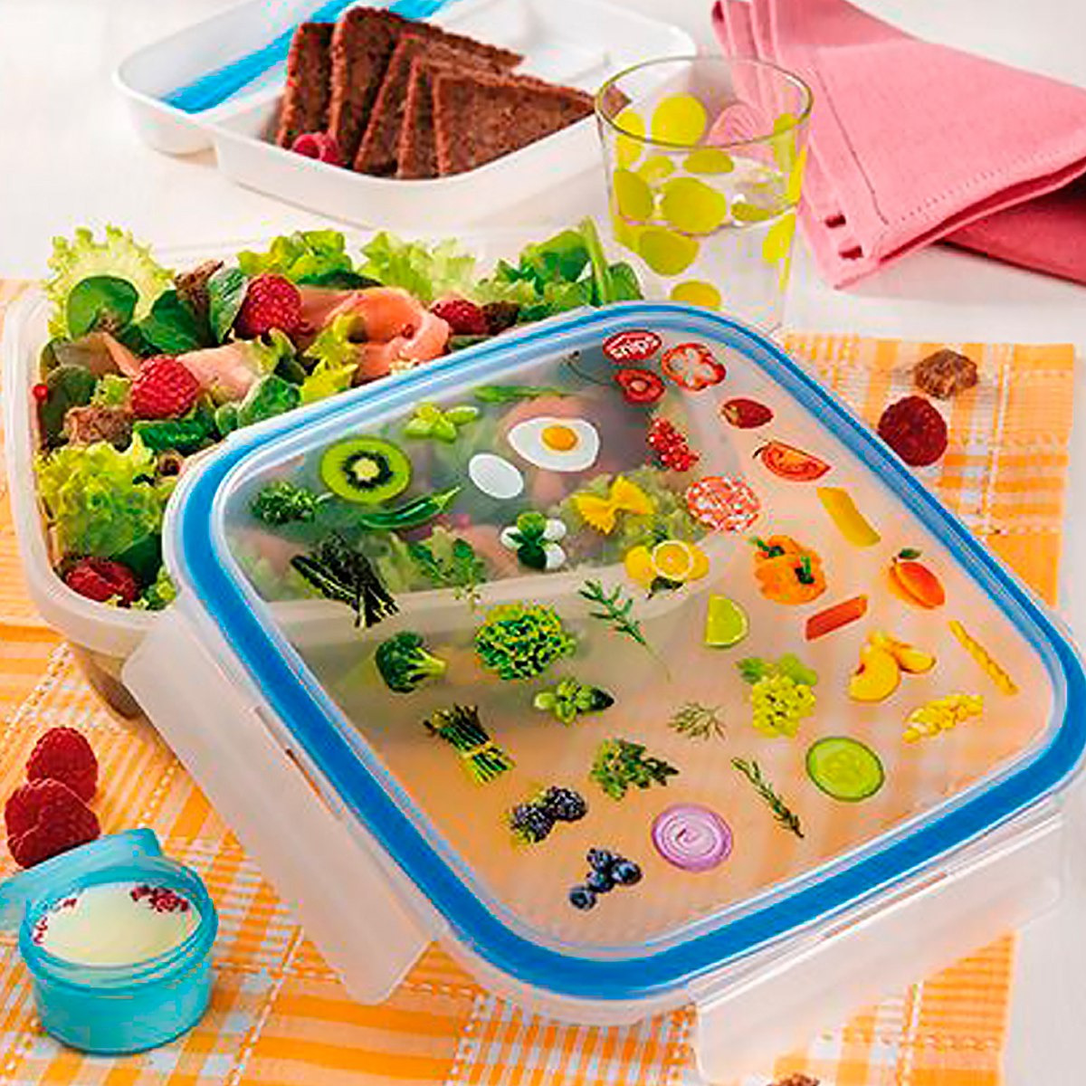 Snips Trendy Lunch Box Set - 2 L-hbxhomeware-hbxkitchen-image-1