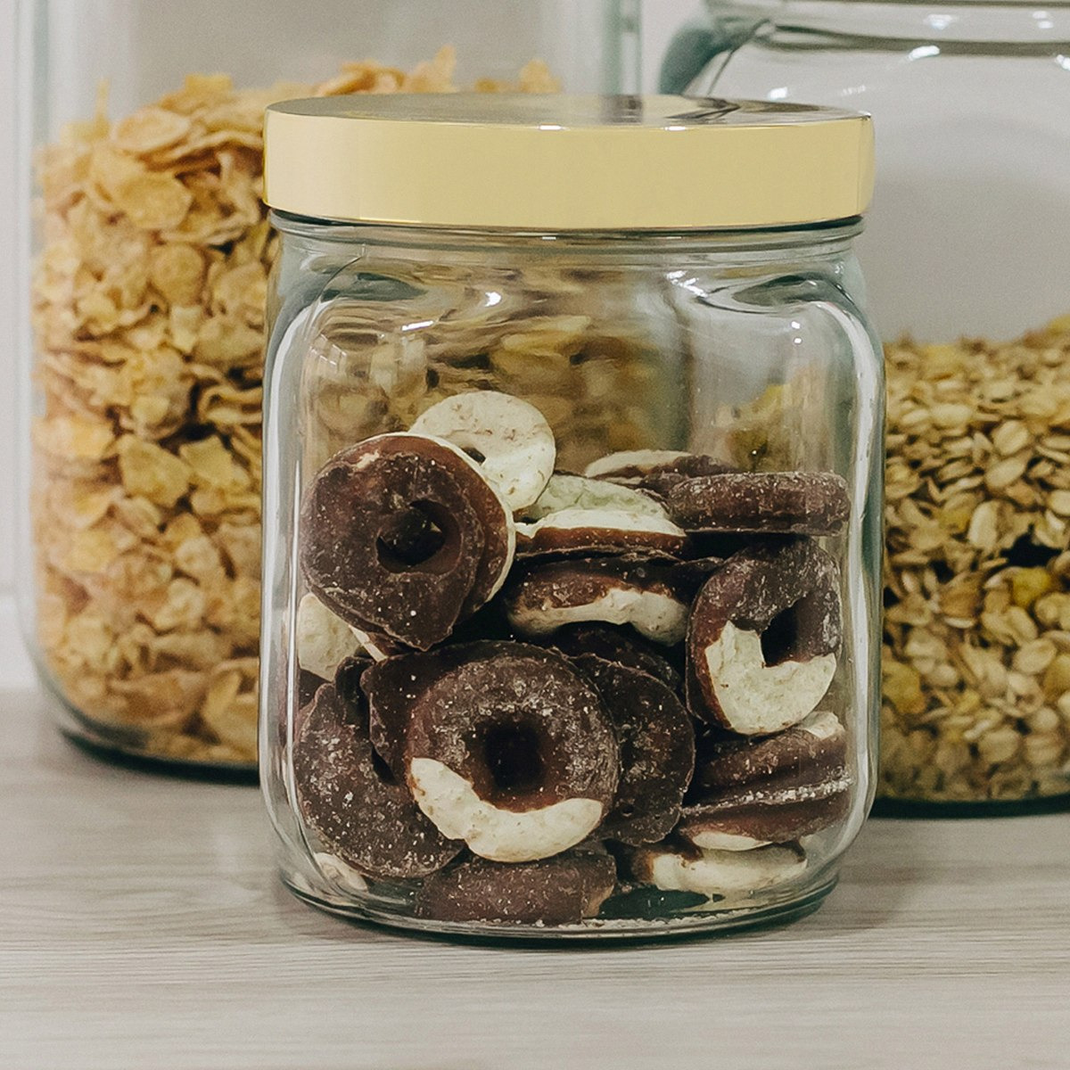 وعاء مربّع بغطاء معدني من إنفيكتا - 1 لتر-hbxhomeware-hbxkitchen-image-1