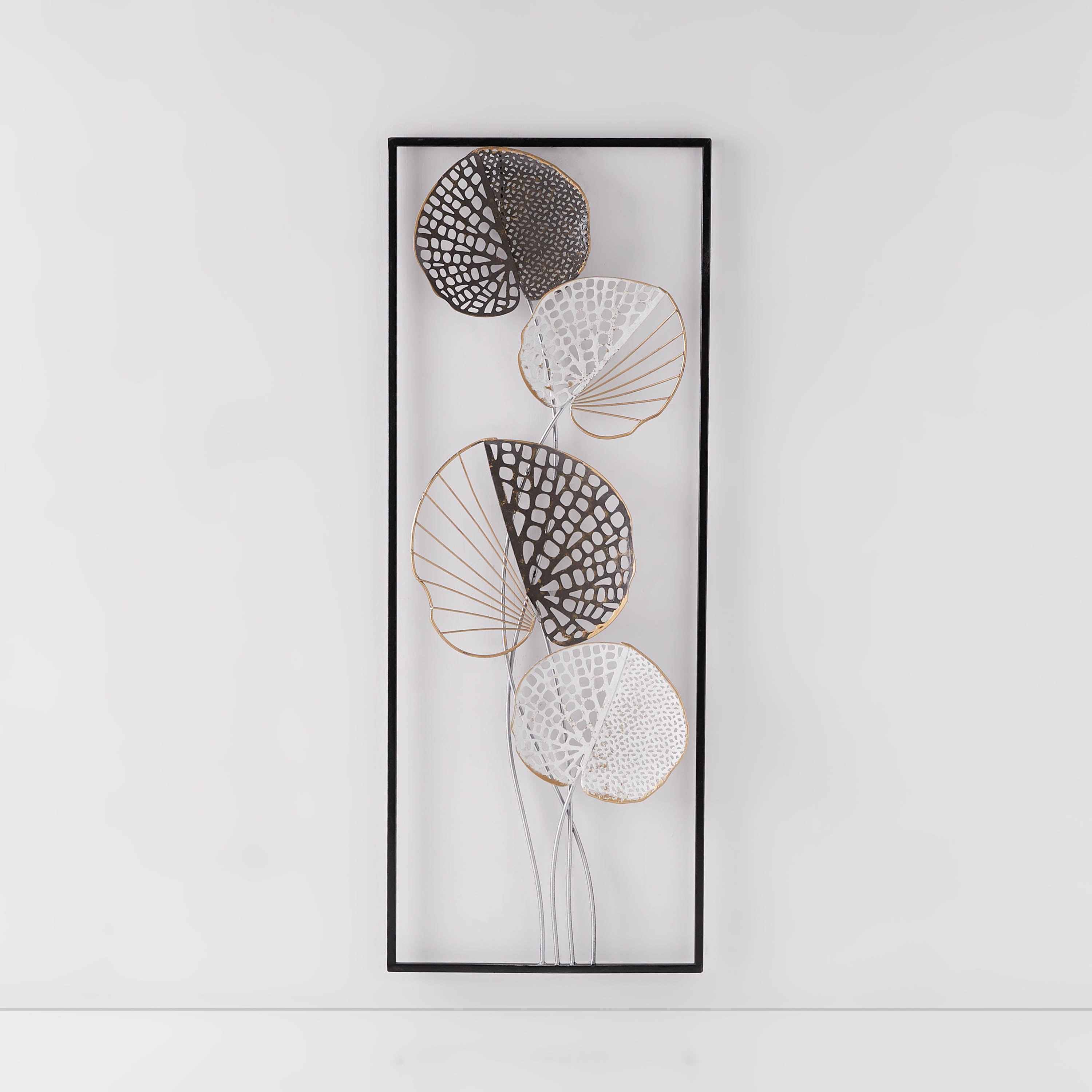 Feuilles Metallic Wall Decor-hbxlivingroom-walldecor-wallart-image-5