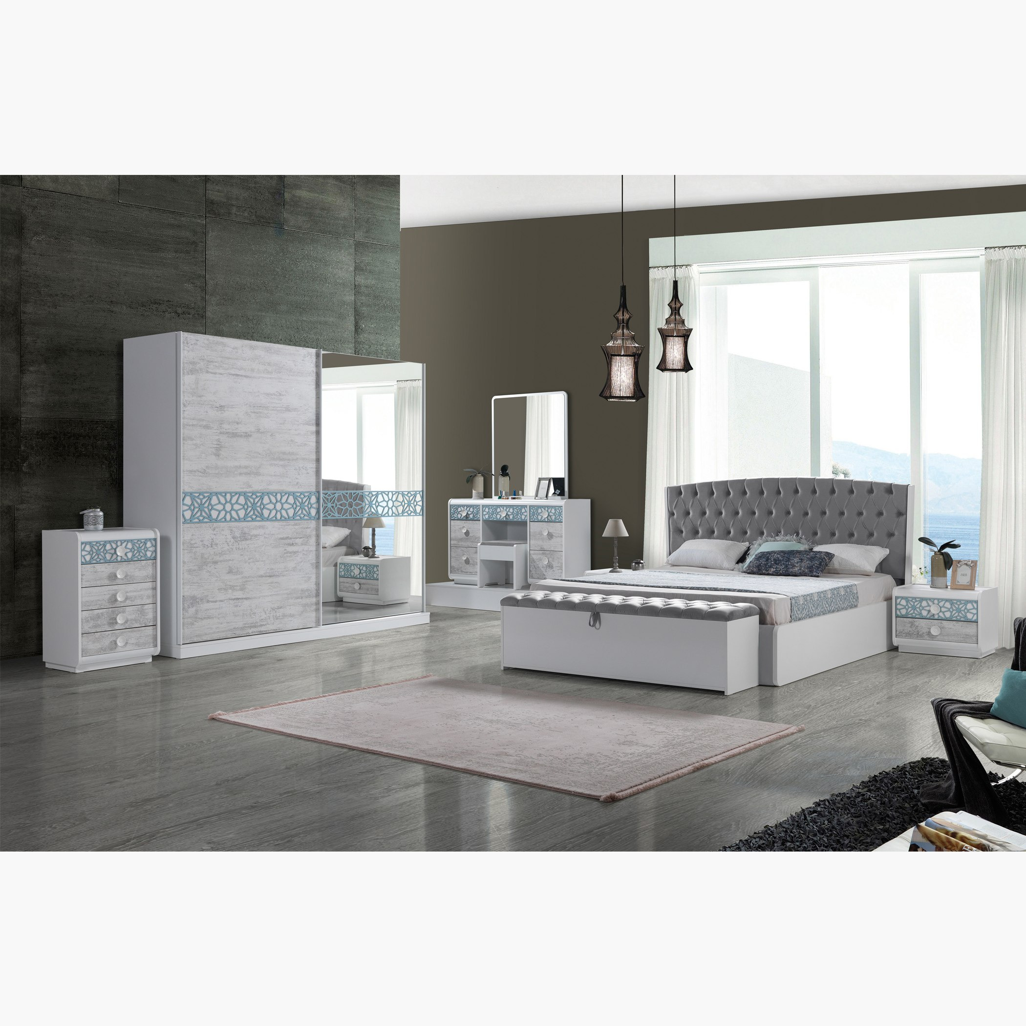 وِحدة تخزين بـ5 أدراج من كازابلانكا-hbxfurniture-dressersandchests-chestofdrawers-image-5