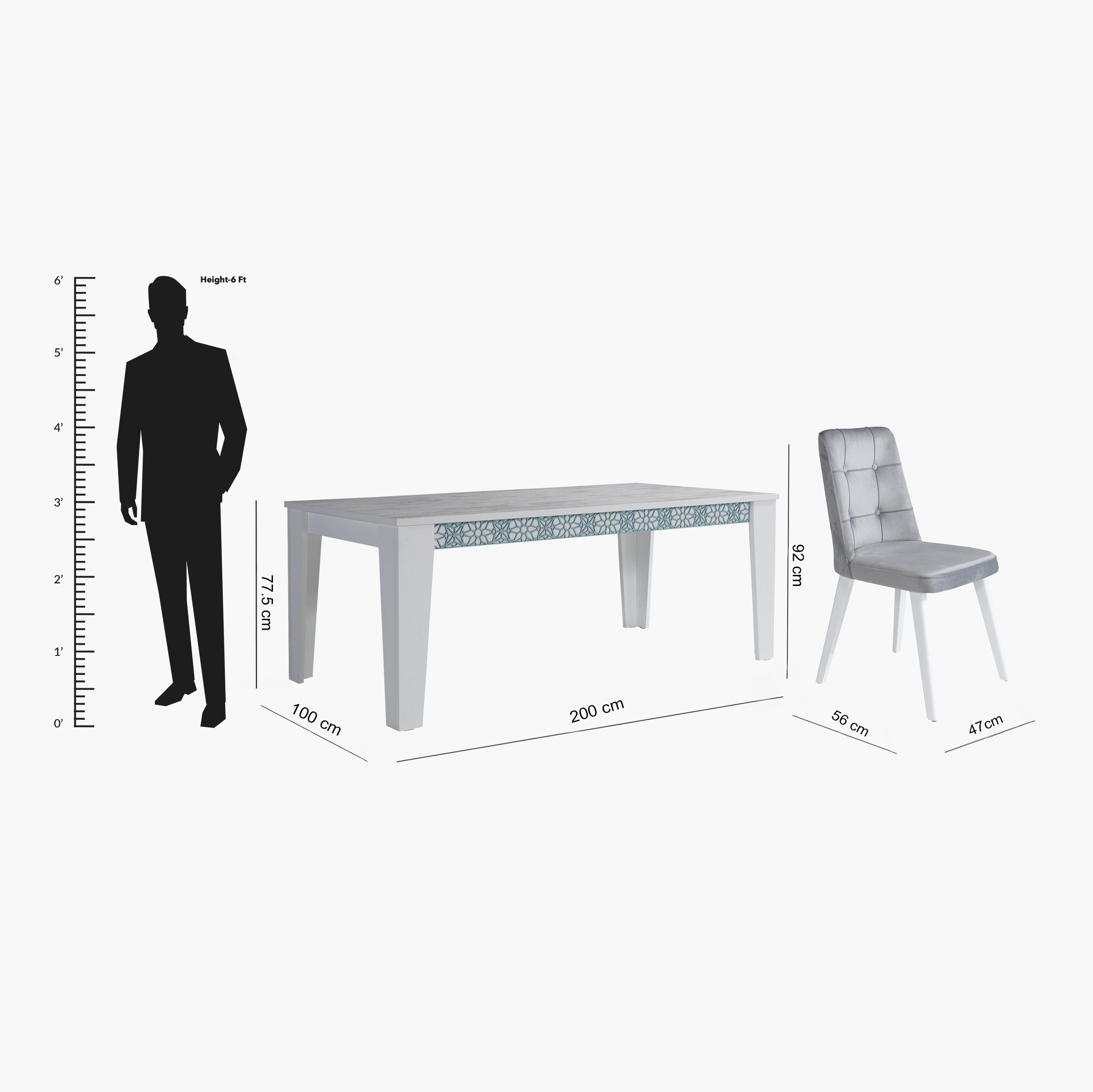 طقم طاولة سفرة 8 مقاعد من كازابلانكا-hbxfurniture-diningtablesandsets-diningsets-eightseater-image-8