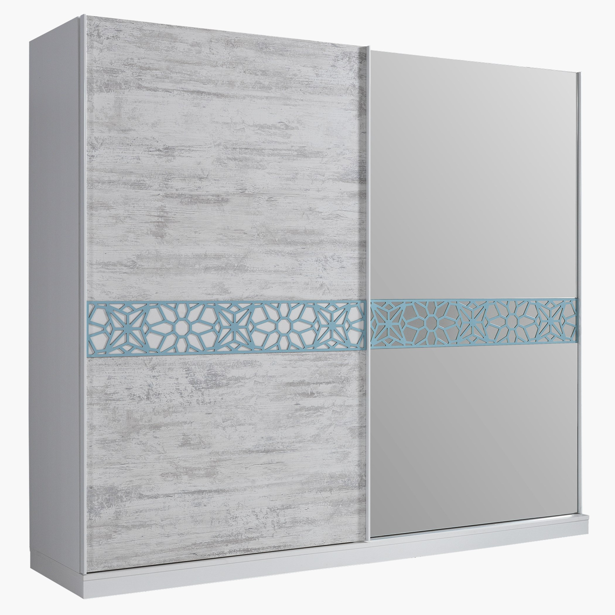 خزانة ملابس بباب انزلاقي مع مرآة من كازابلانكا-hbxfurniture-wardrobes-image-2