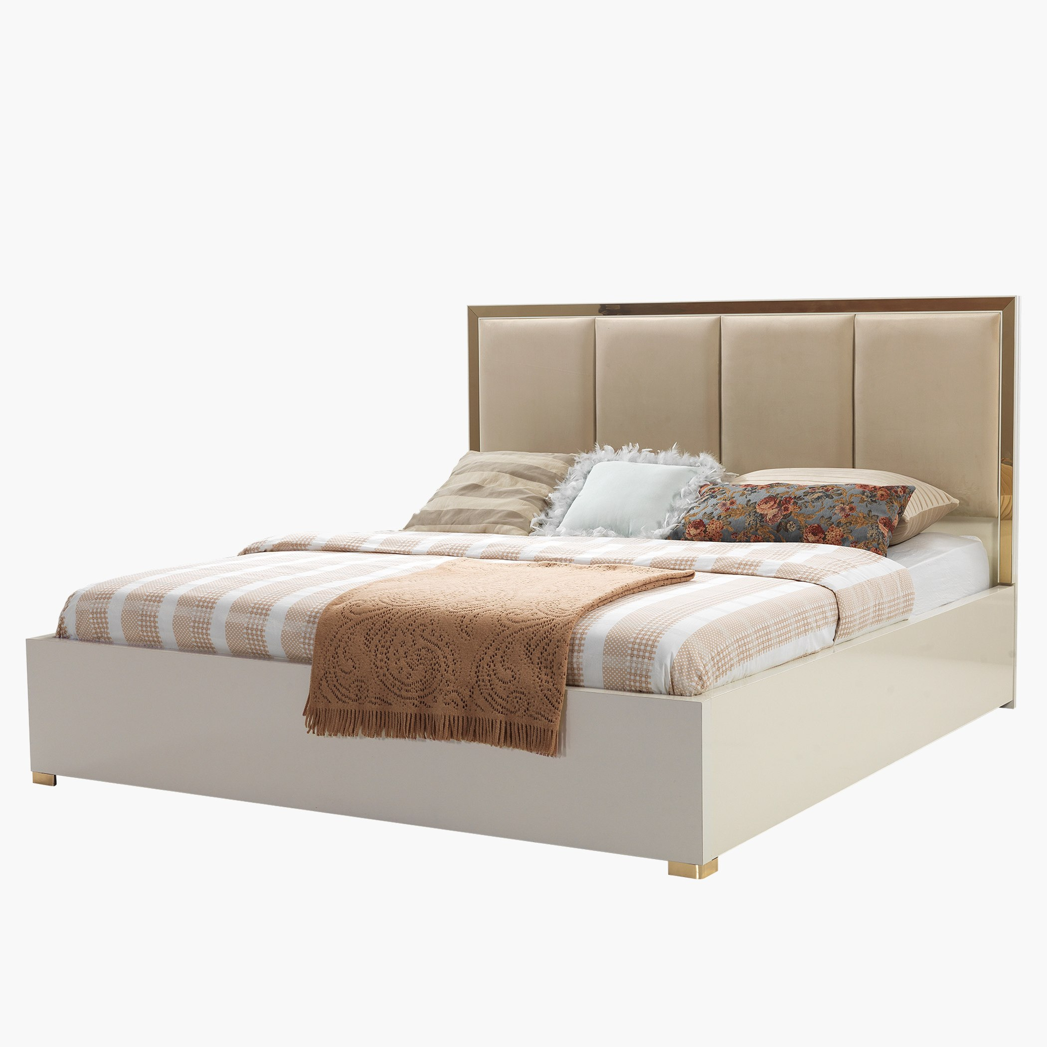 سرير وطاولة تزيين ومرآة وطاولتان جانبيتان من فينيس - 180x200 سم-hbxbedroom-bedsandbedsets-bedroomsets-king-image-3