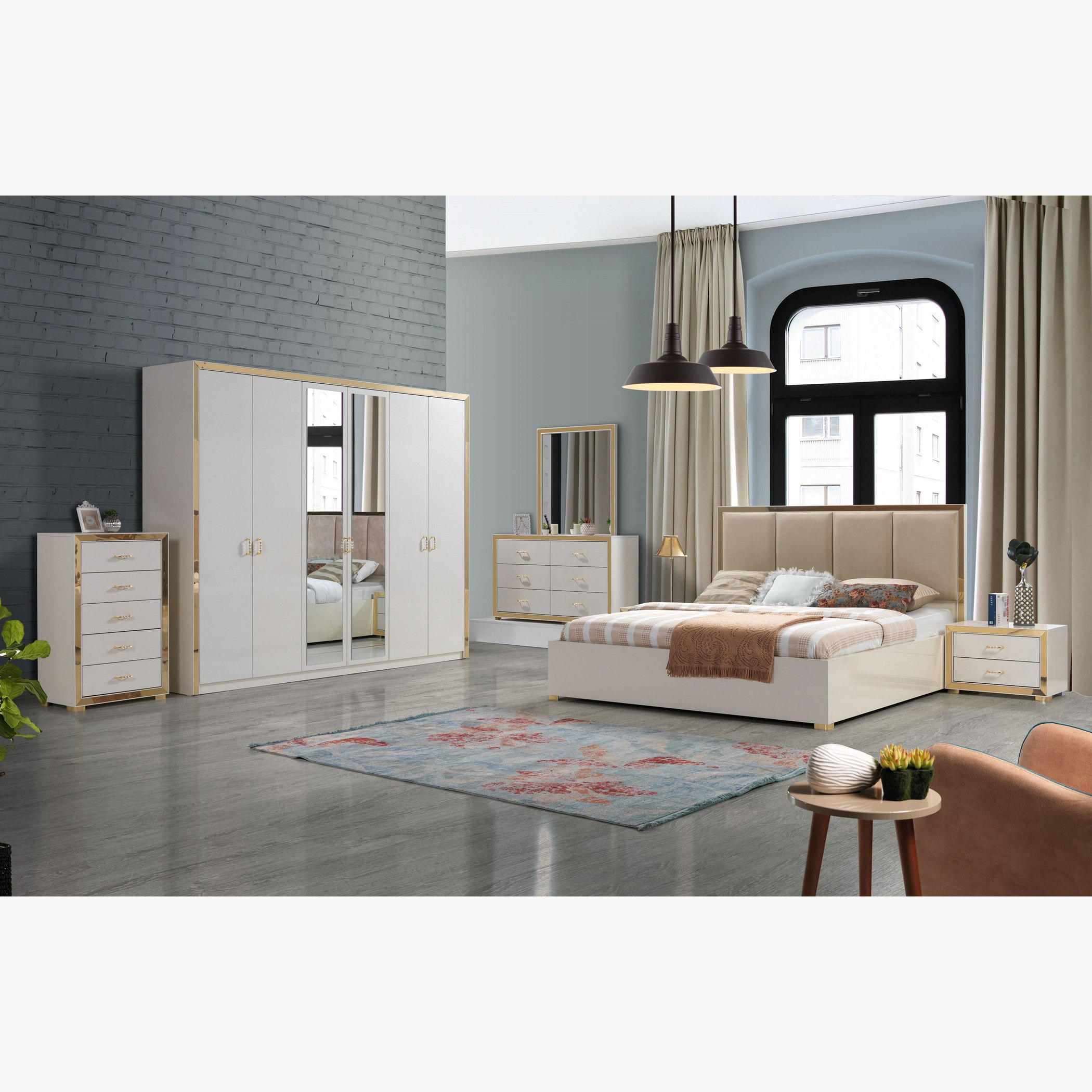 وحدة تخزين بـ5 أدراج من فانيس-hbxfurniture-dressersandchests-chestofdrawers-image-6