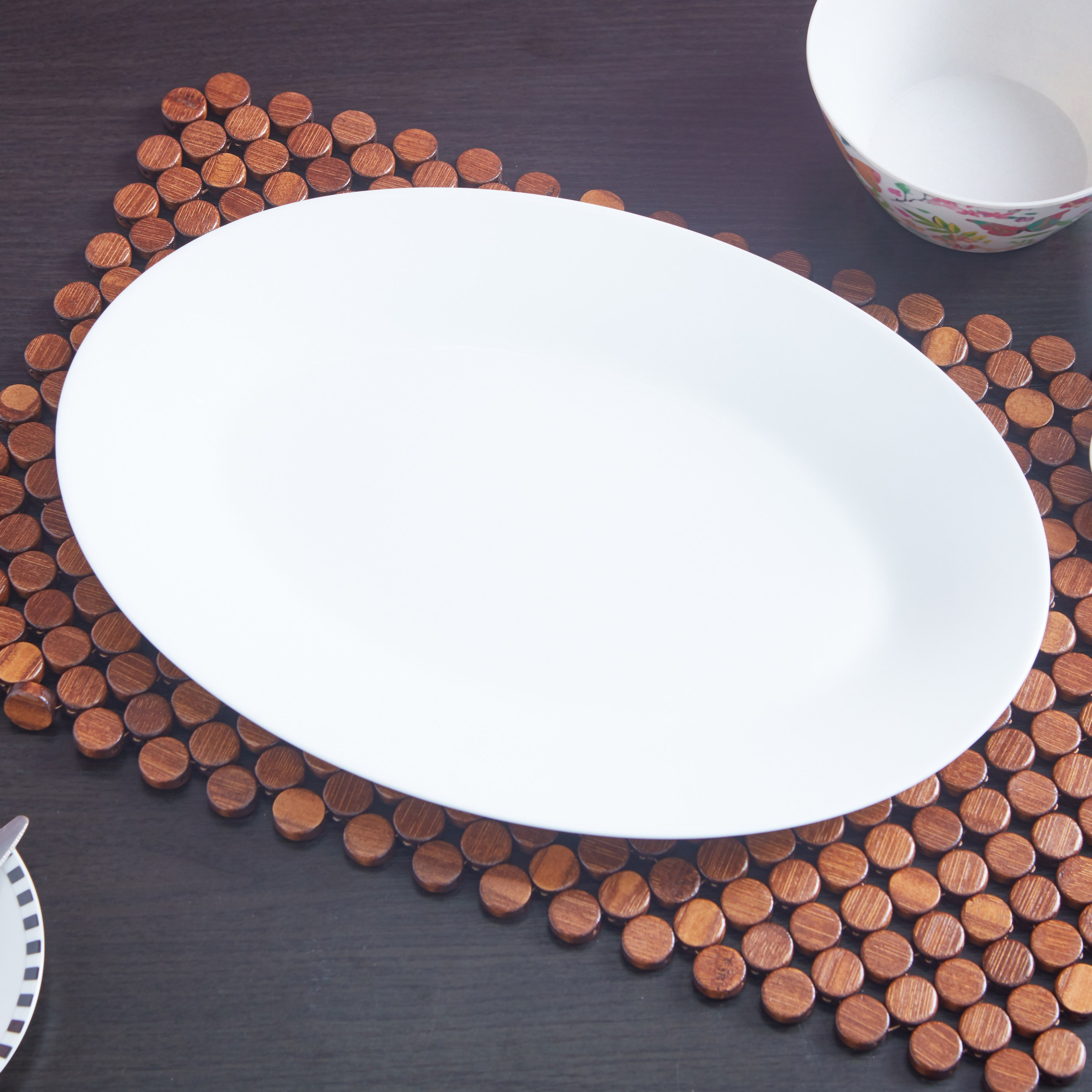 Feast Porcelain Oval Platter - 36 cm-hbxdecorandfurnishings-tabletop-crockery-image-2