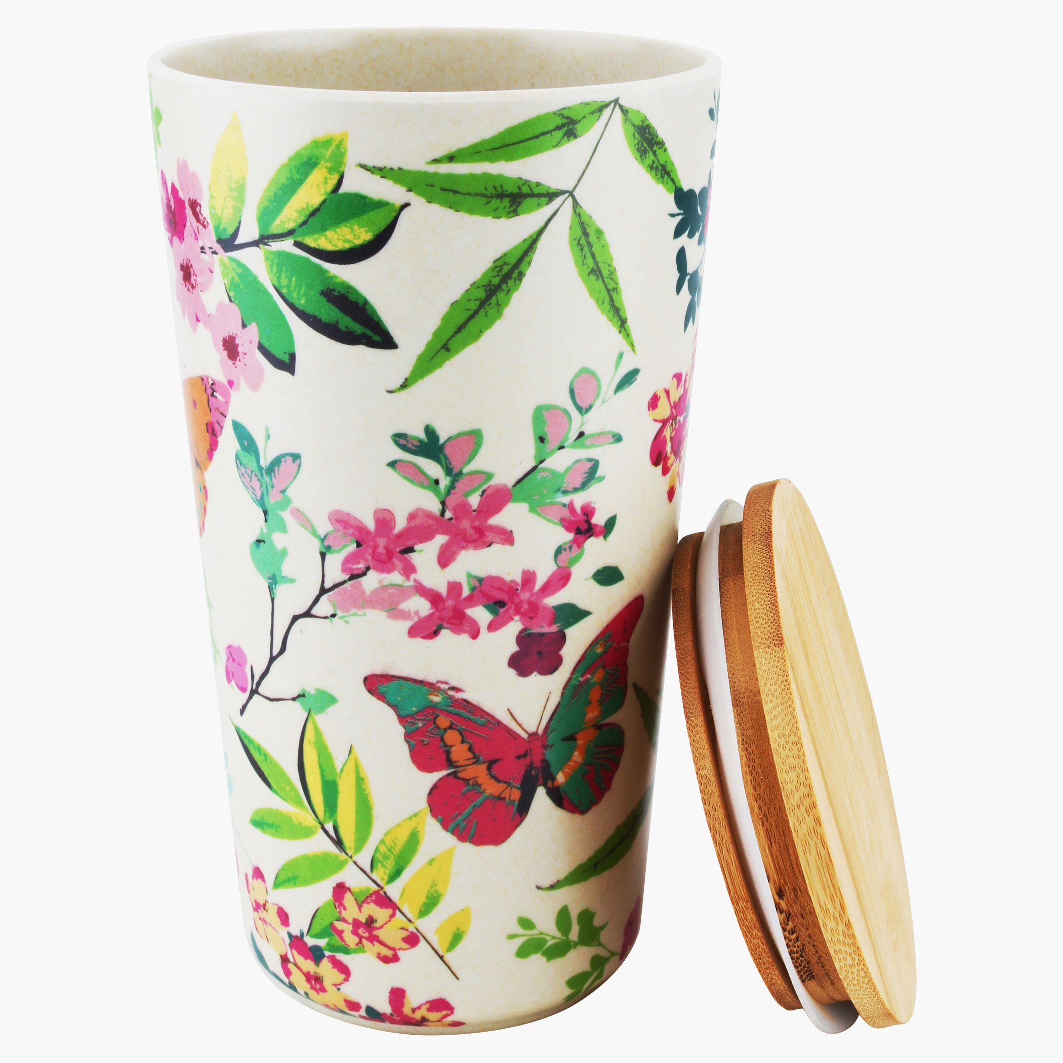 Bamboo Fibre Cylindrical Canister-hbxhomeware-hbxkitchen-image-2