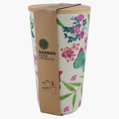 Bamboo Fibre Cylindrical Canister