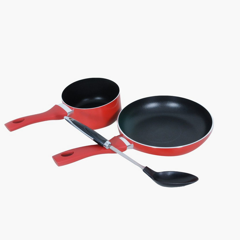Saucepan and Frying Pan 3-Piece Set-Cookware-image-0