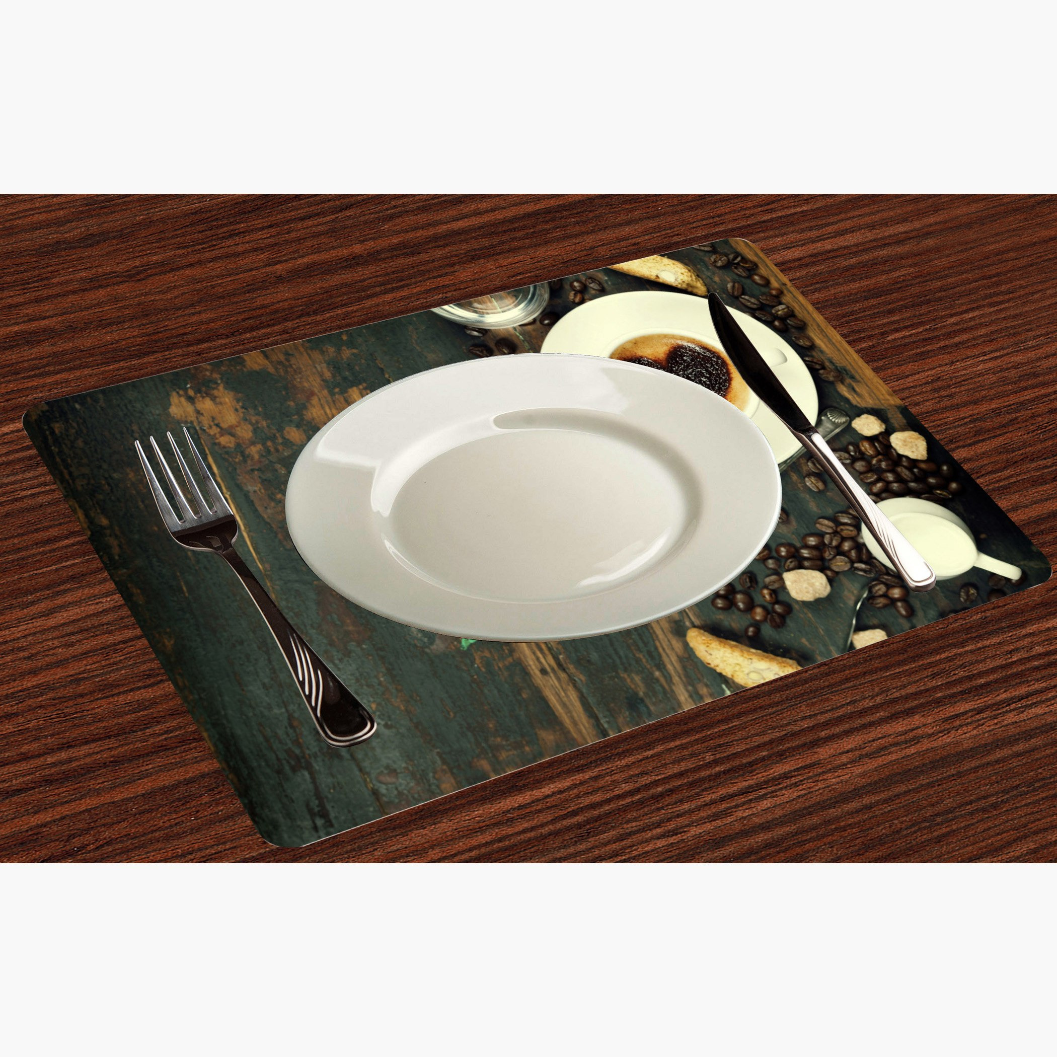 لبادات صحون وواقيات طاولة من ويلسون بارادايس- طقم من 12 قطعة-hbxdecorandfurnishings-homefurnishings-tablelinens-image-1