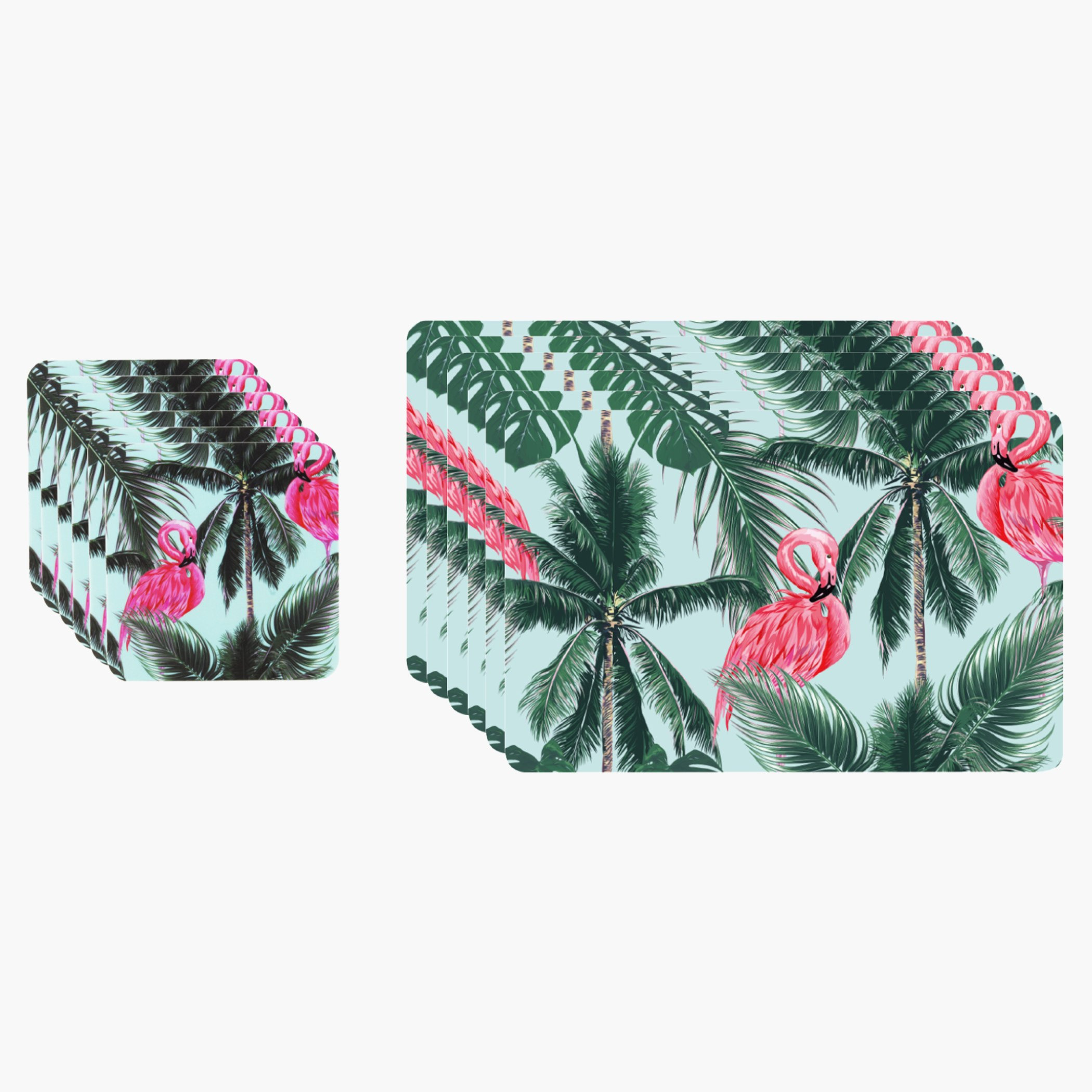 لبادات صحون وواقيات طاولة بطبعات من ويلسون بارادايس- طقم من 12 قطعة-hbxdecorandfurnishings-homefurnishings-tablelinens-image-2