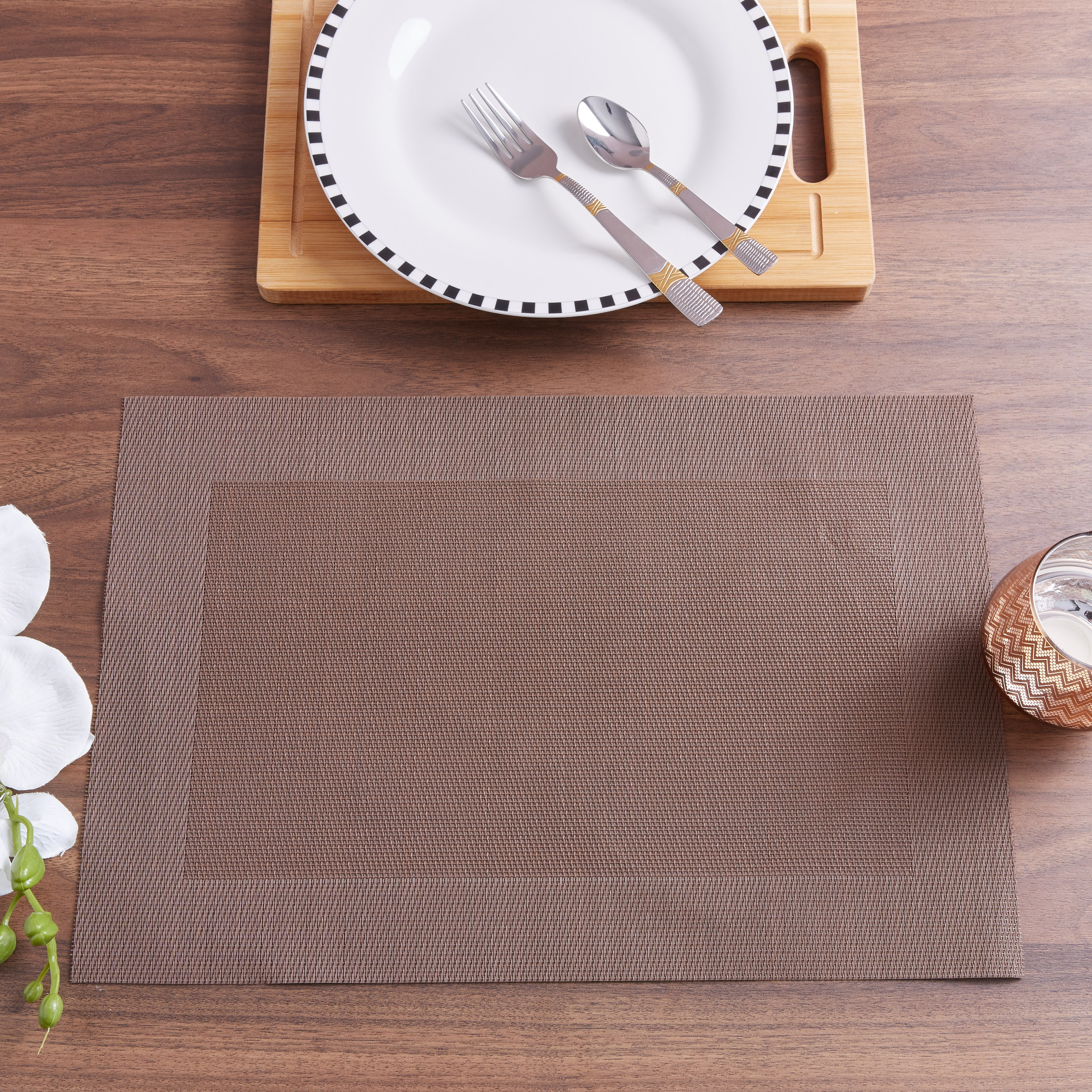 لبادة صحون منسوجة هوم فينيل - 45x30 سم-hbxdecorandfurnishings-homefurnishings-tablelinens-image-3