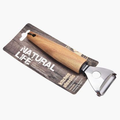 Natural Life Peeler with Wood Handle-Kitchen Tools and Utensils-image-0