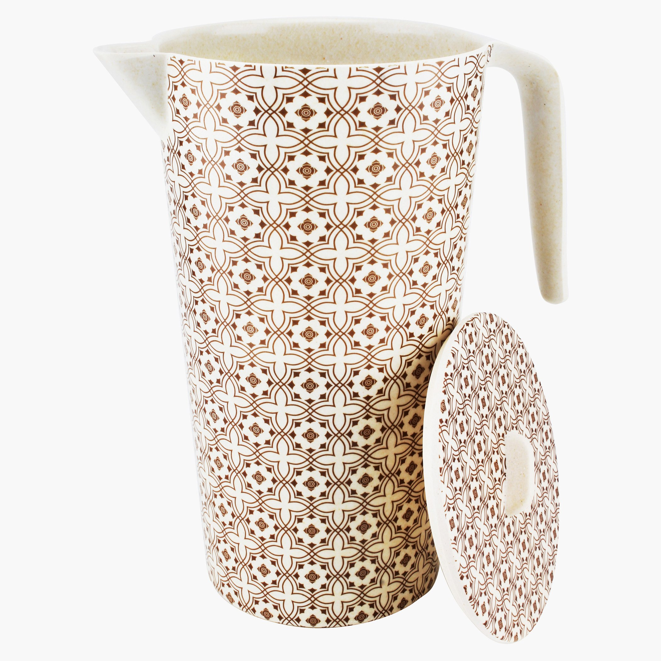 إبربق ماء مع غطاء وطبعات بامبو فايبر-hbxhomeware-hbxkitchen-image-2