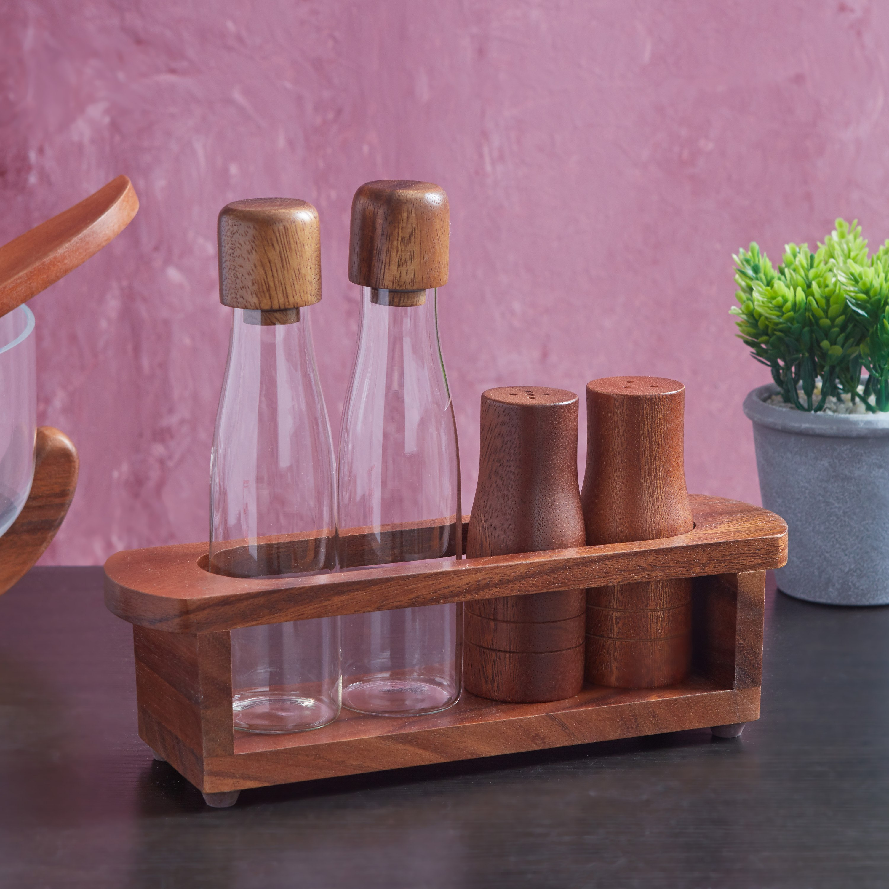 طقم حاويات توابل خشبيّة مع حامل من بيلي-hbxhomeware-hbxkitchen-image-1