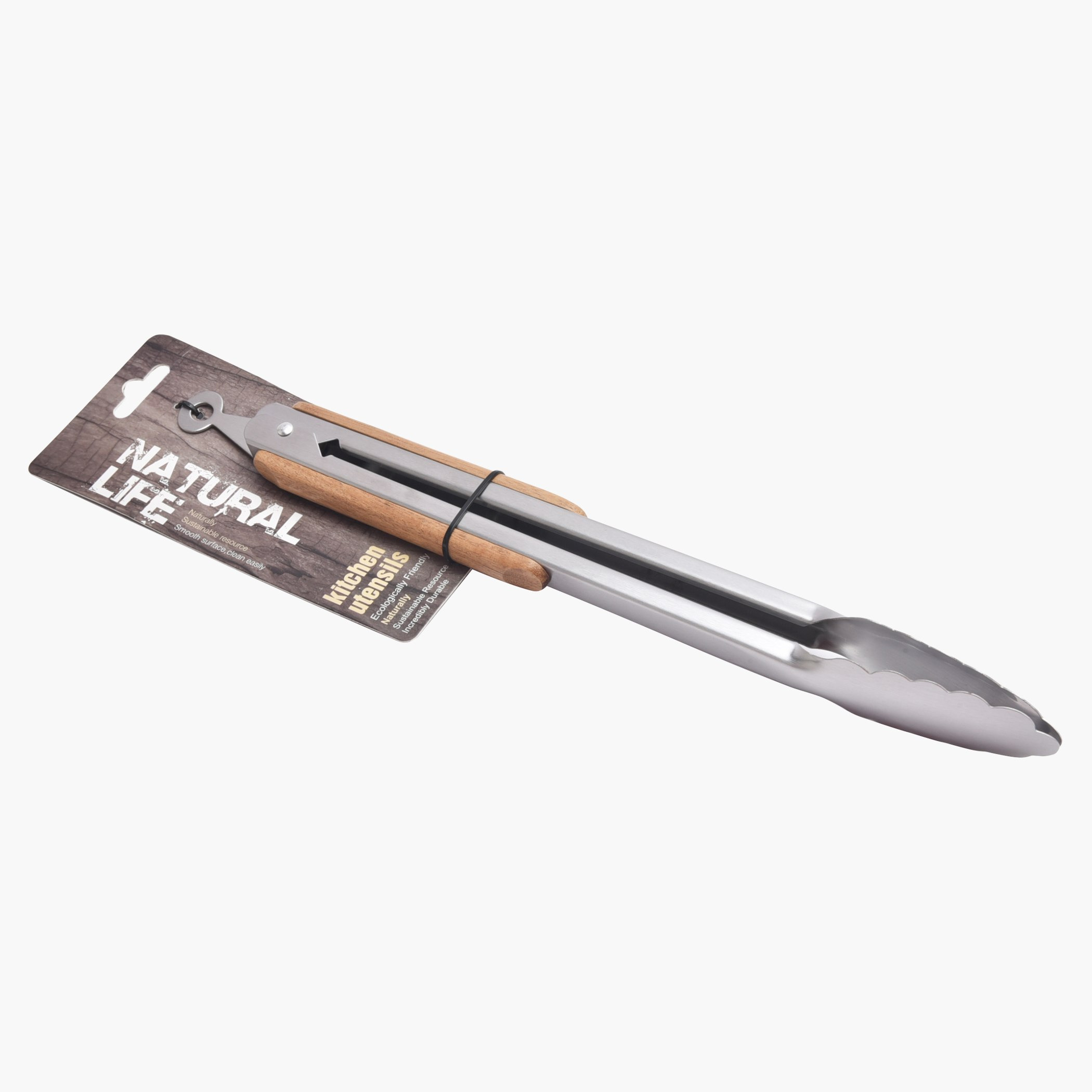 Natural Life Food Tong with Wood Handle-hbxhomeware-hbxkitchen-image-1