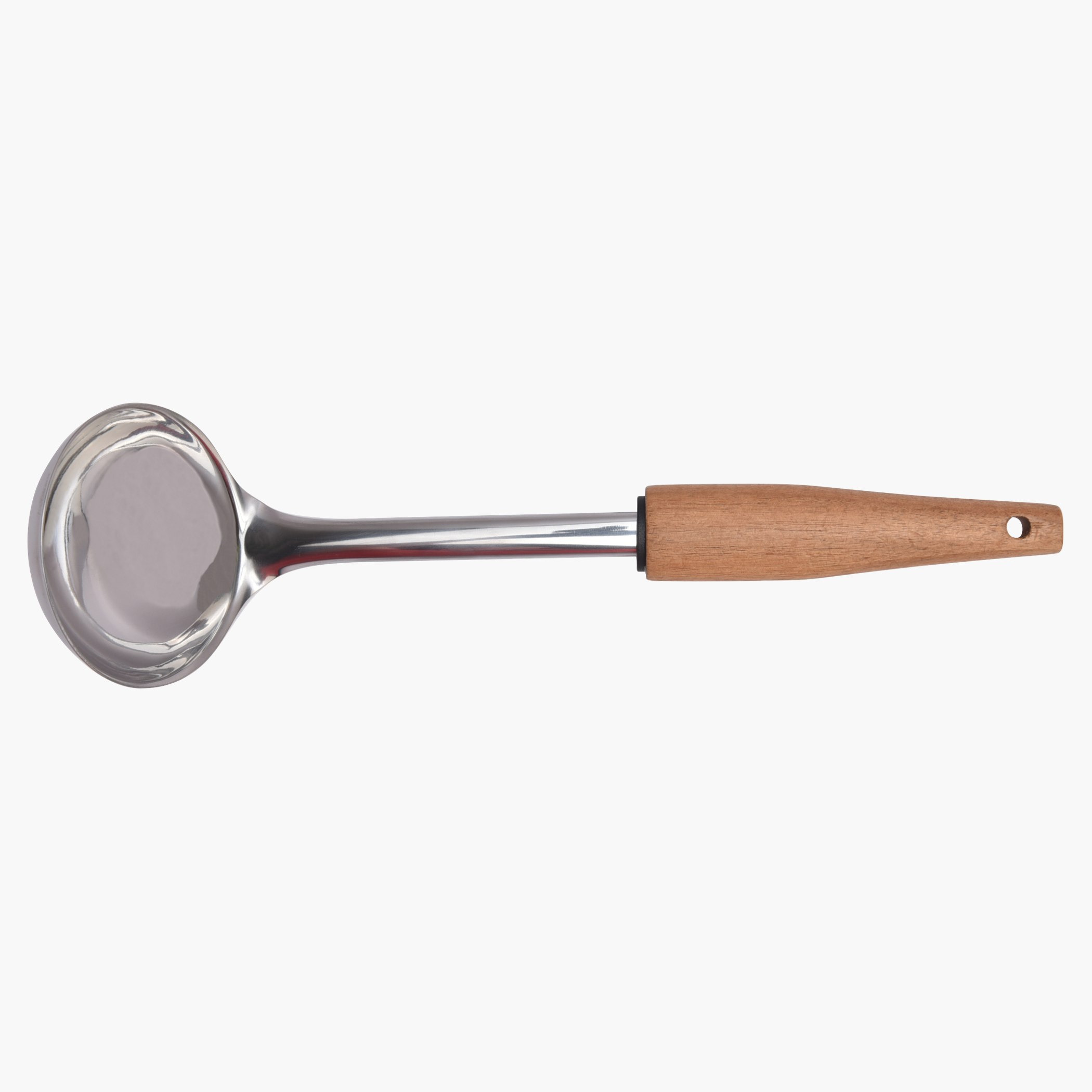 مغرفة شُربة ستانلس ستيل بمقبض من خشب السنط-hbxhomeware-hbxkitchen-image-2