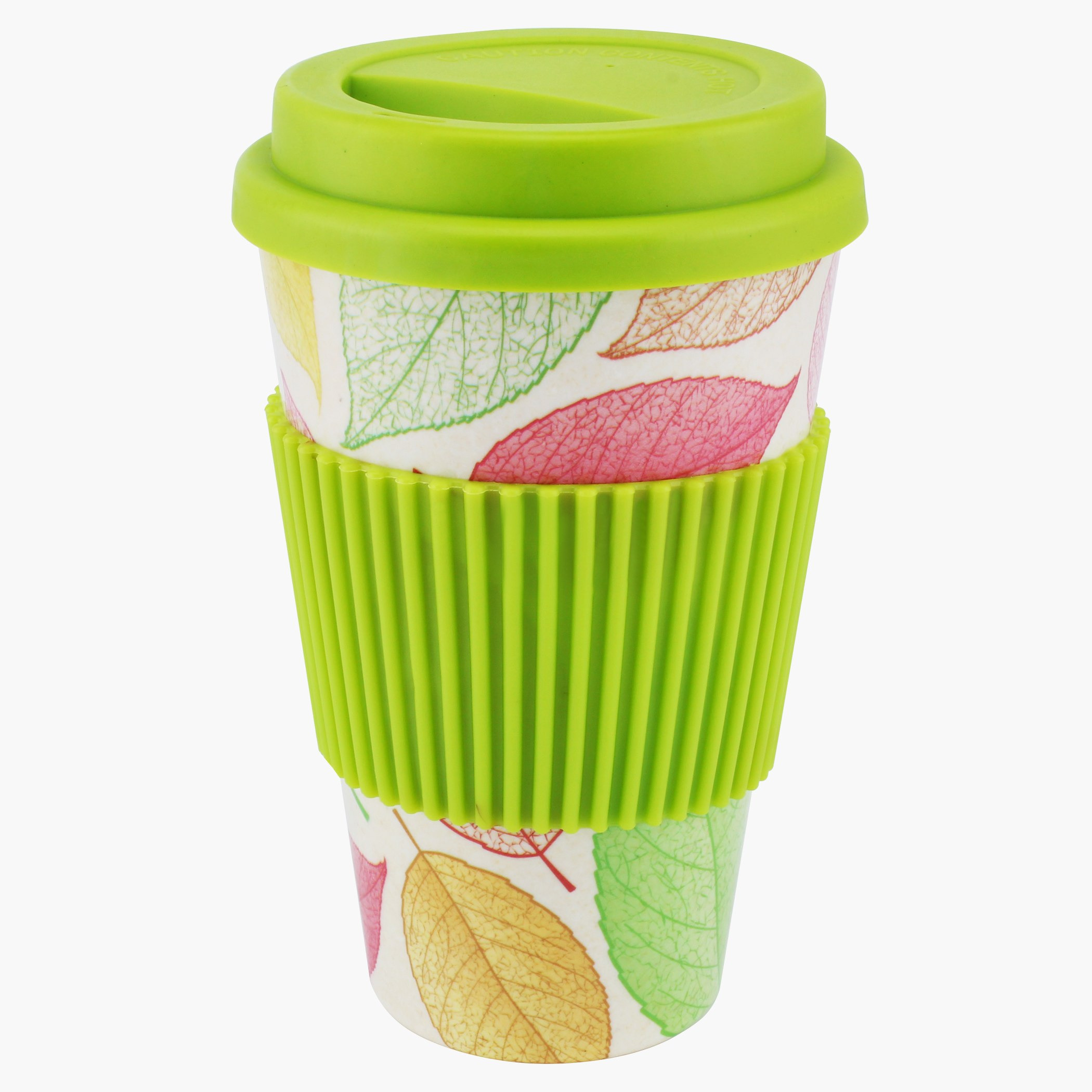 مج بطبعات أوراق شجر من ألياف الخيرزان - 400 سم-hbxdecorandfurnishings-tabletop-crockery-image-1