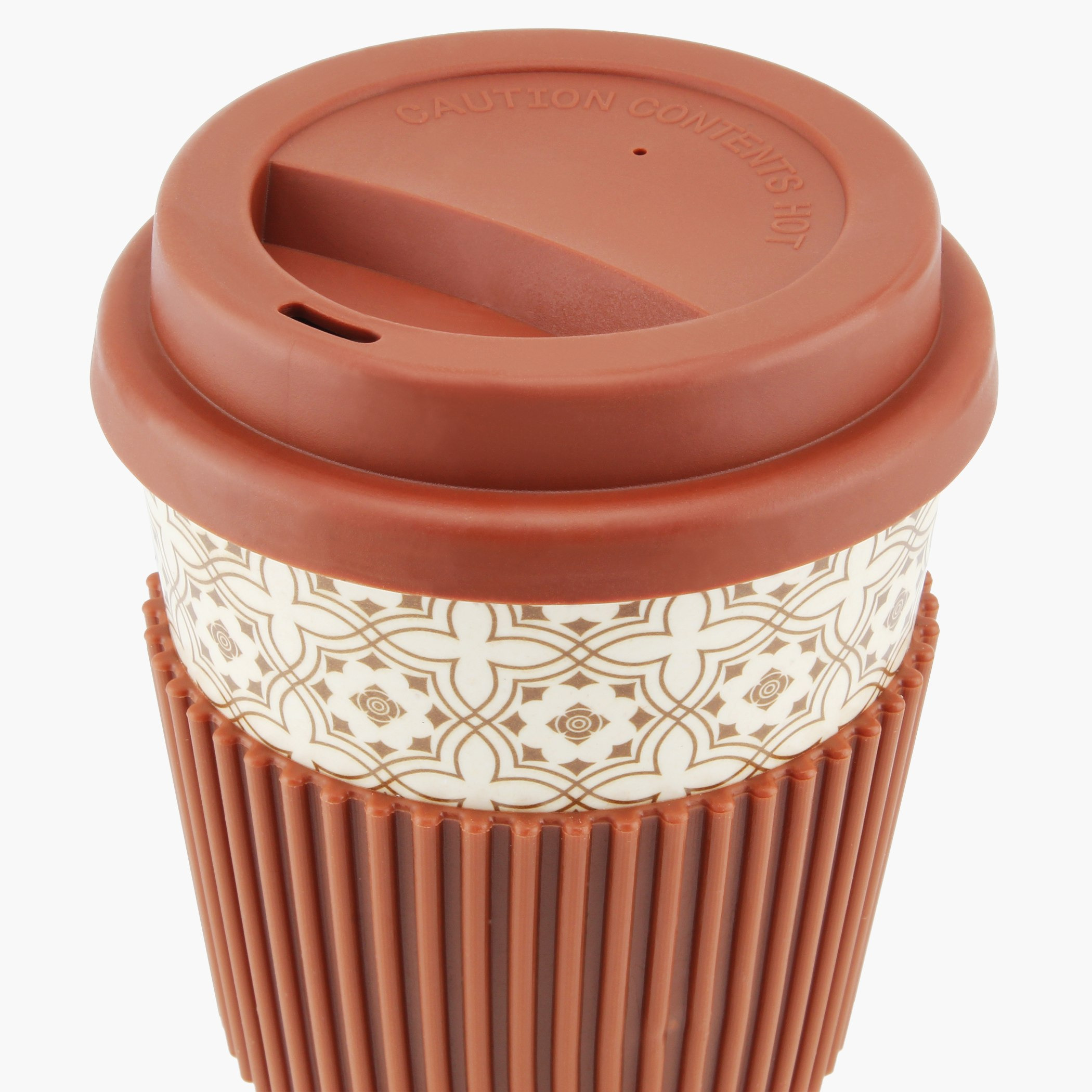 قدح من ألياف الخيزران بطبعات وغطاء - 9x9x14 سم-hbxdecorandfurnishings-tabletop-crockery-image-3