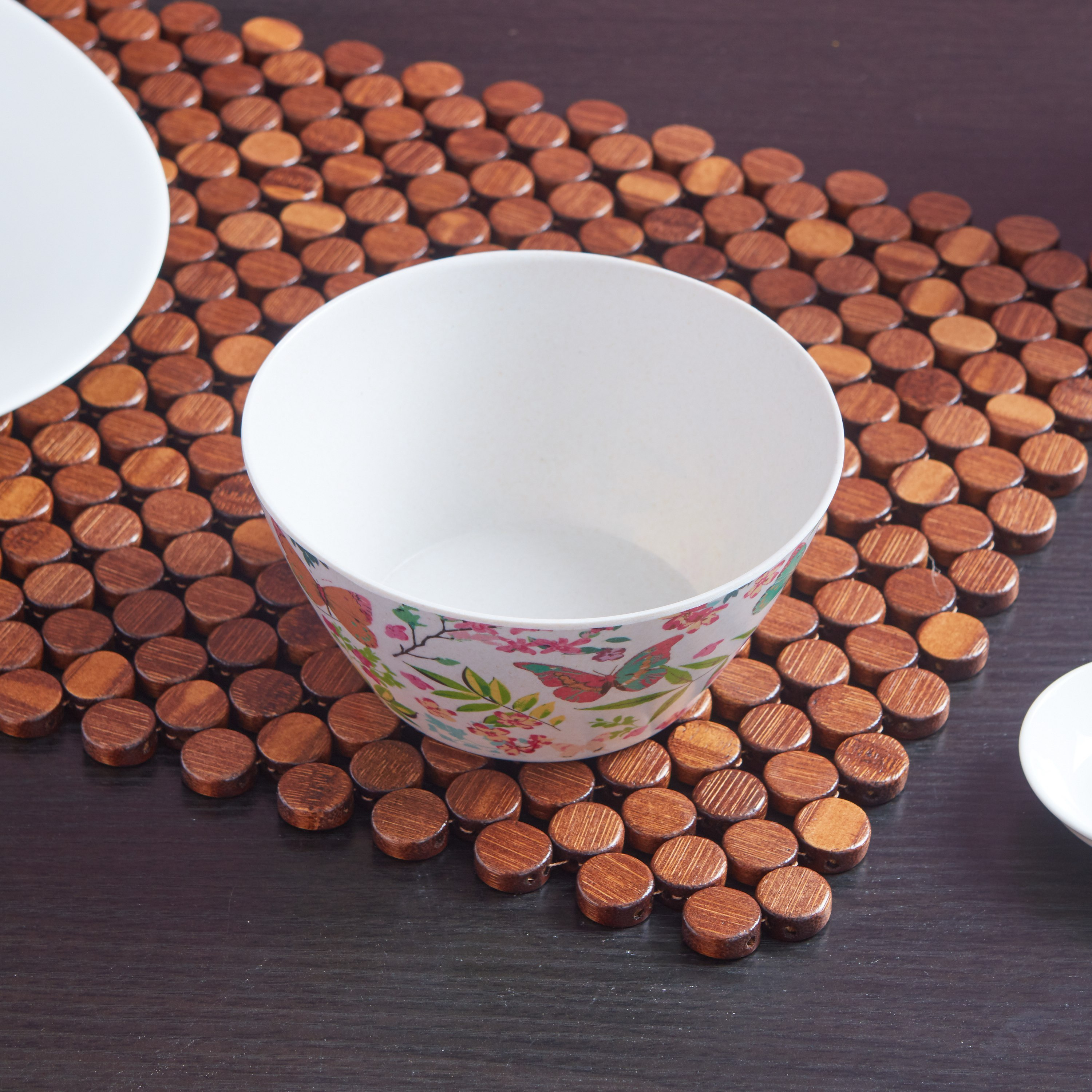 وعاء من ألياف الخيرزان بطبعات - 15 سم-hbxdecorandfurnishings-tabletop-serveware-image-2