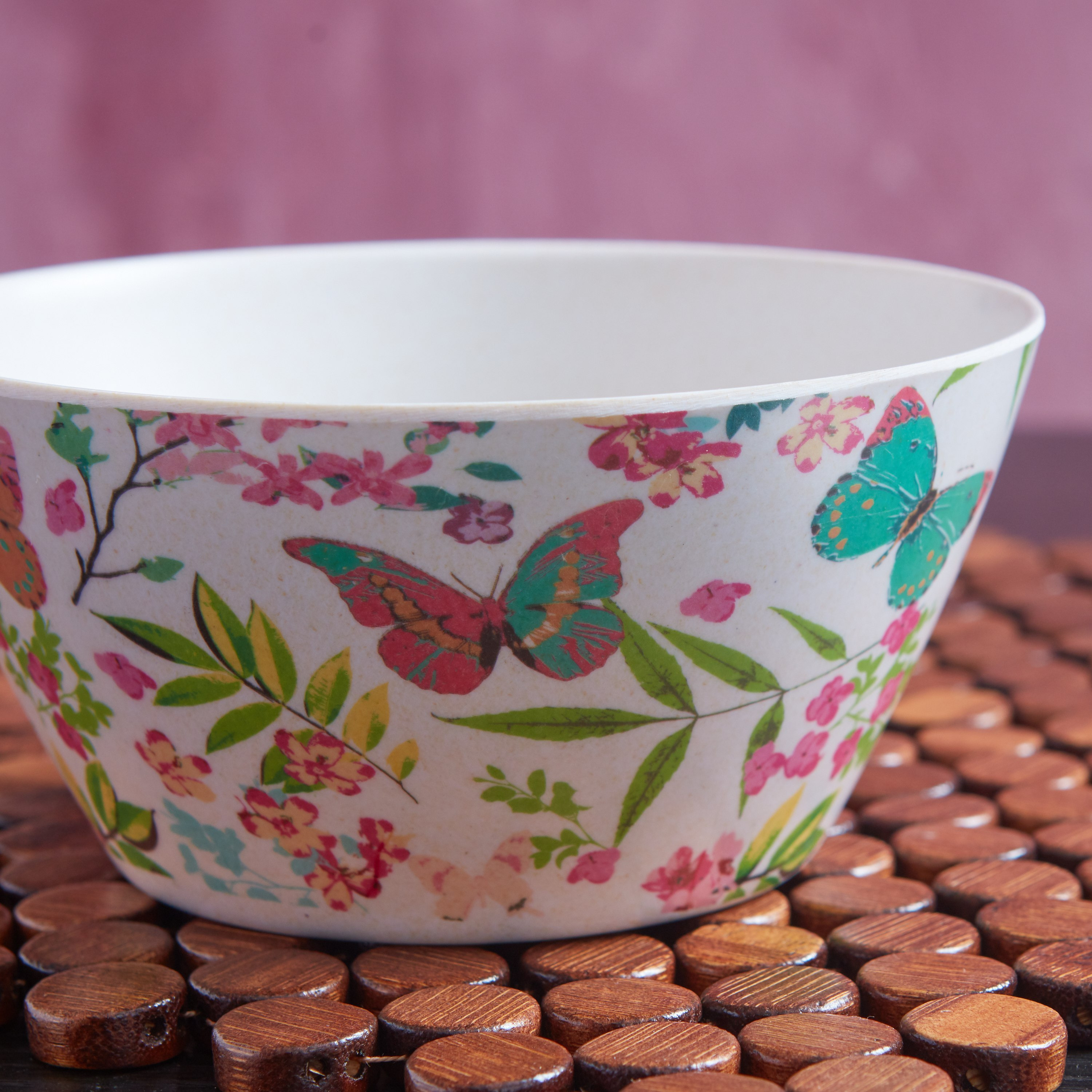 وعاء من ألياف الخيرزان بطبعات - 15 سم-hbxdecorandfurnishings-tabletop-serveware-image-3
