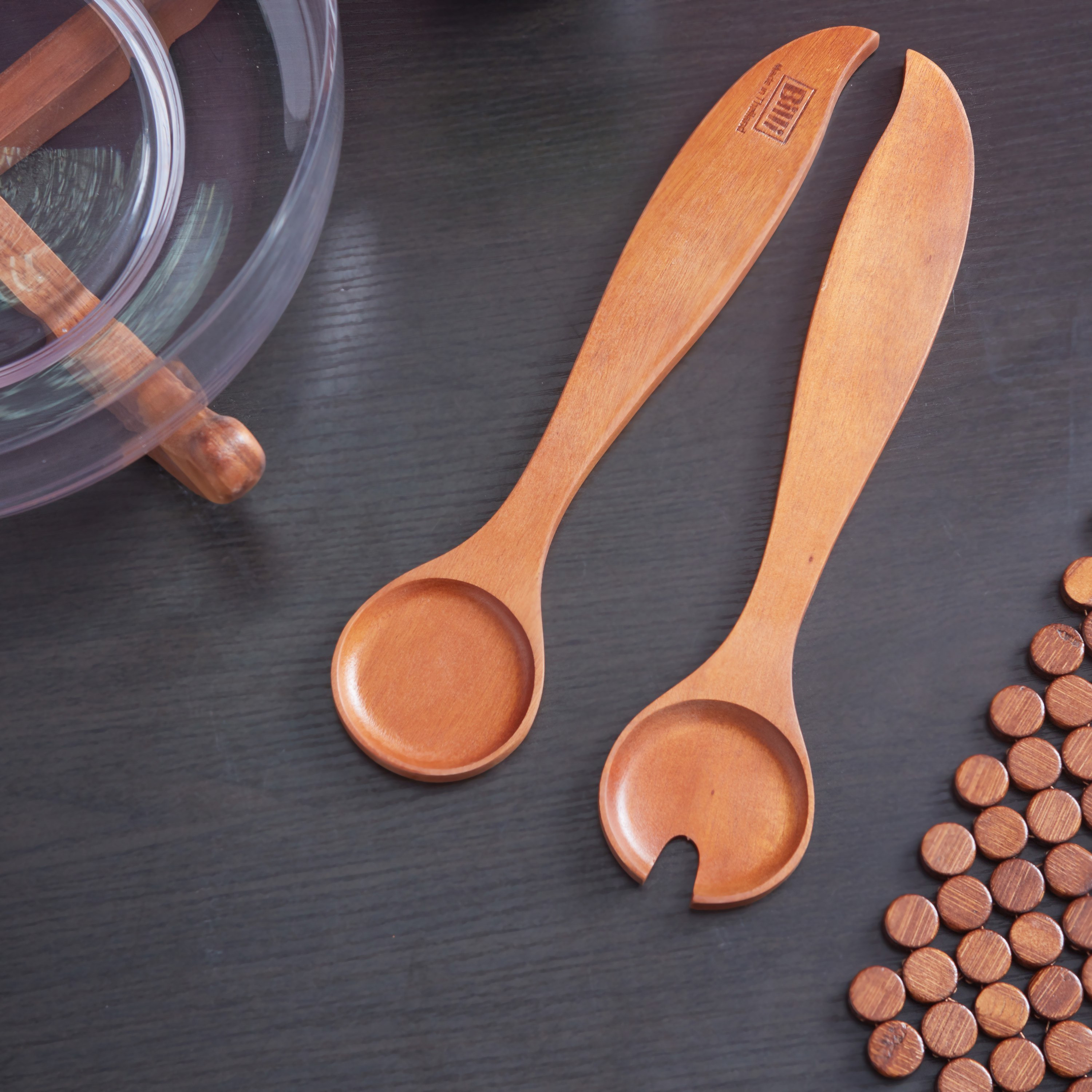 طقم صحون سلطة 4 قطع جامبو خشبية من بيلي-hbxdecorandfurnishings-tabletop-serveware-image-2
