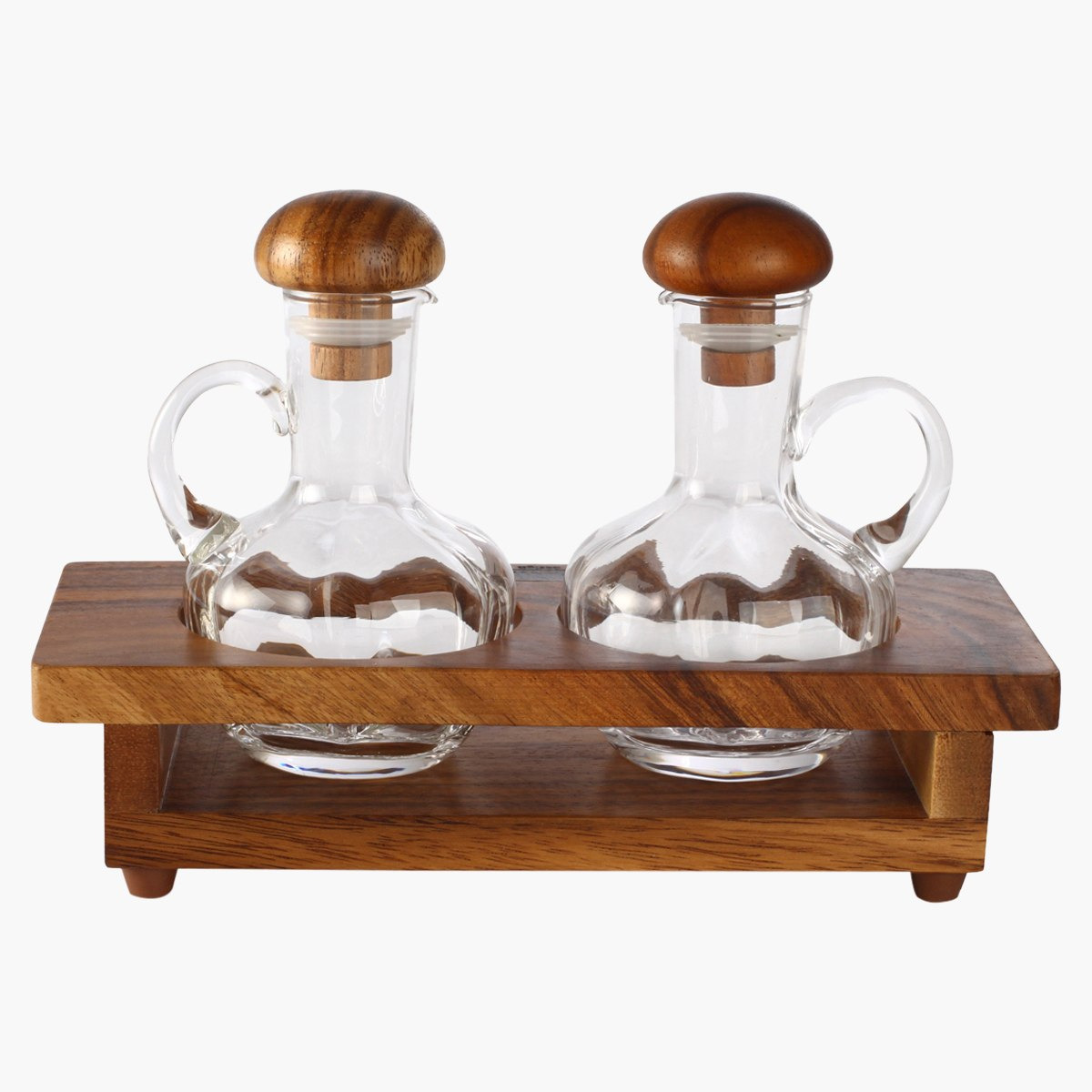 حاويات بحامل خشبي من بيلي- طقم من 3 قطع-hbxdecorandfurnishings-tabletop-serveware-image-1