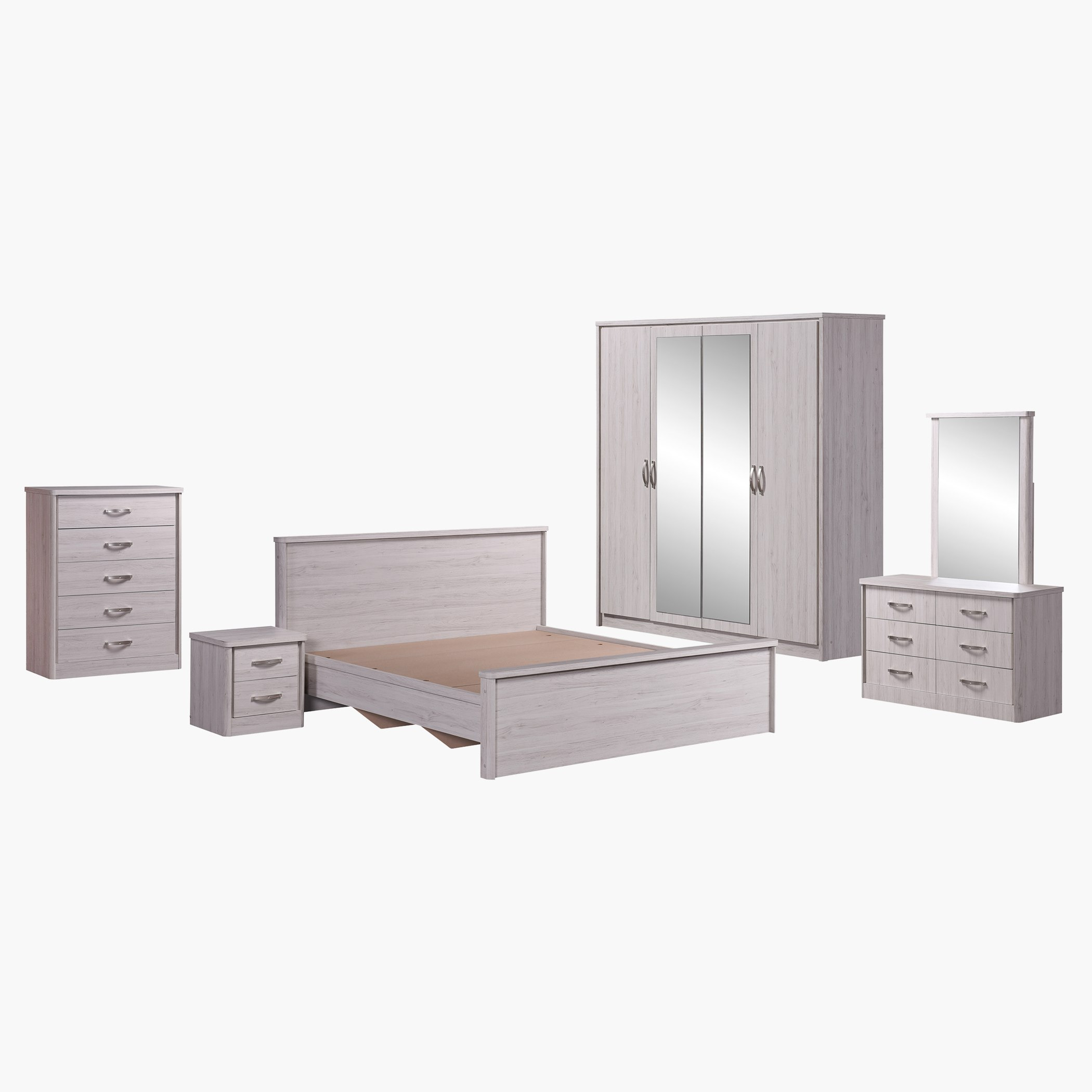 مرآة دون طاولة تزيين من مانشستر - 77x6.5x103 سم-hbxfurniture-bedroom-dressersandmirrors-image-6