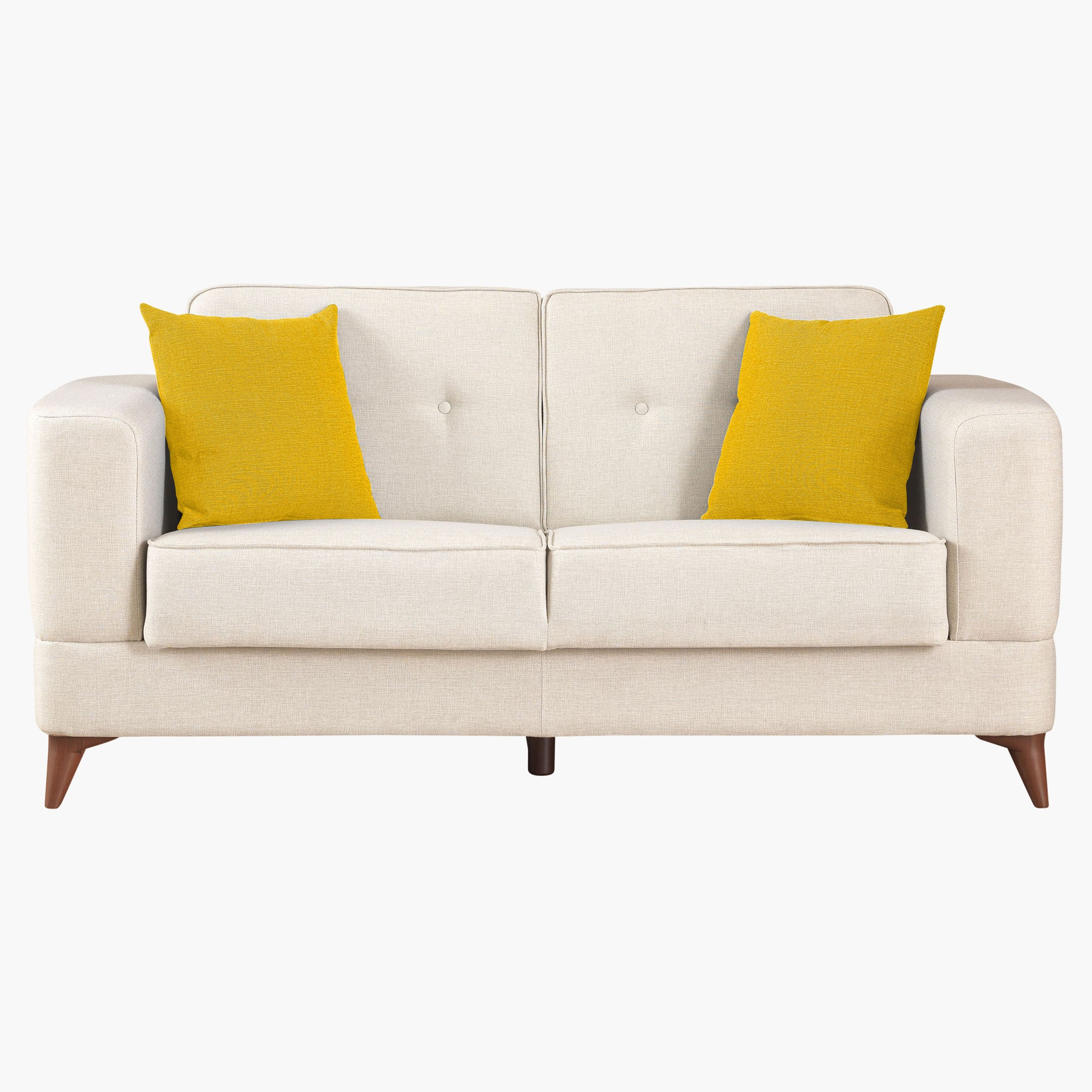 أريكة سرير بمقعدين بارزة الملمس بمساحة تخزين و 2 وسائد منفصلة من سانتياجو-hbxlivingroom-sofasandarmchairs-sofas-image-1