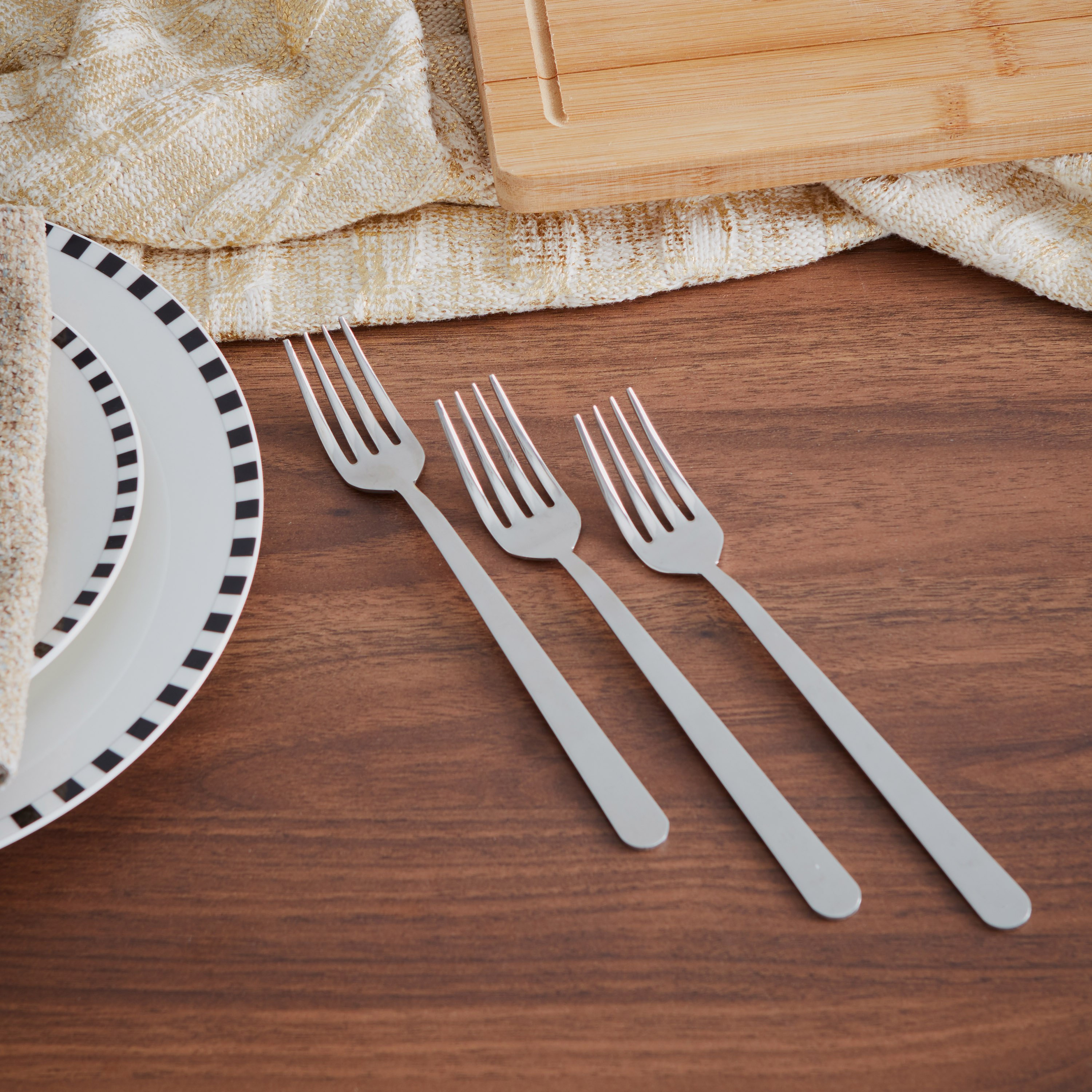 شوك عشاء ستانلس ستيل من بروز- طقم من 3 قطع-hbxhomeware-hbxkitchen-image-1