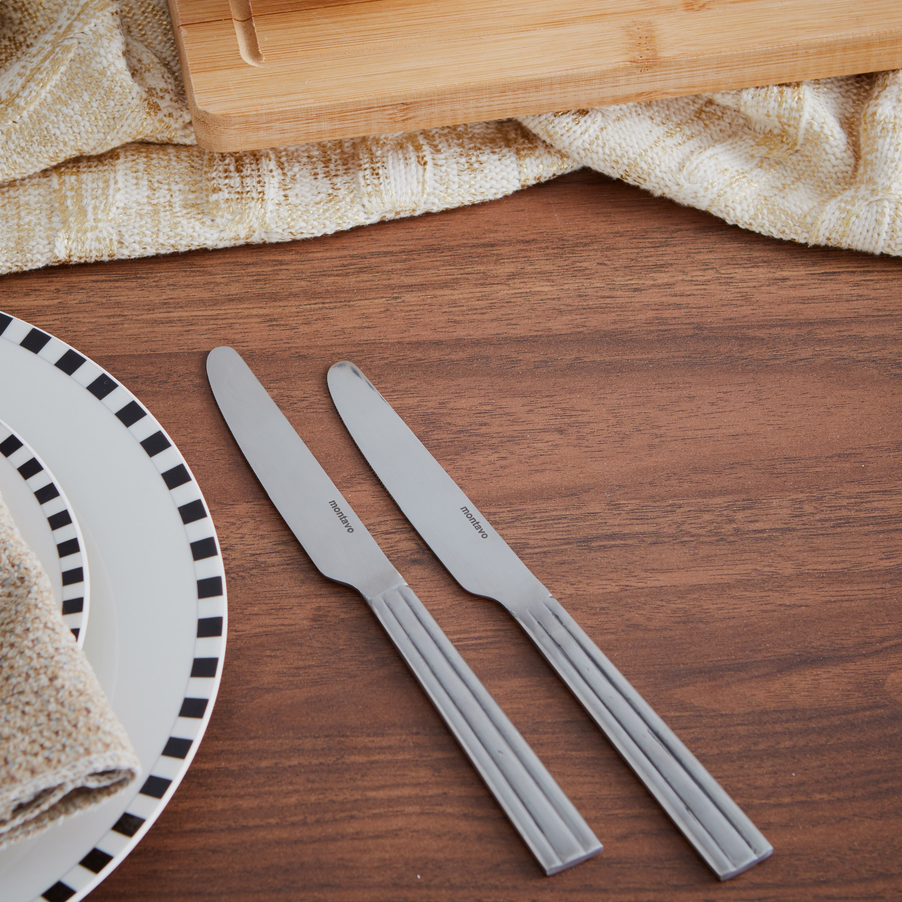 سكاكين عشاء ستانلس ستيل من فلير- طقم من قطعتين-hbxhomeware-hbxkitchen-image-1