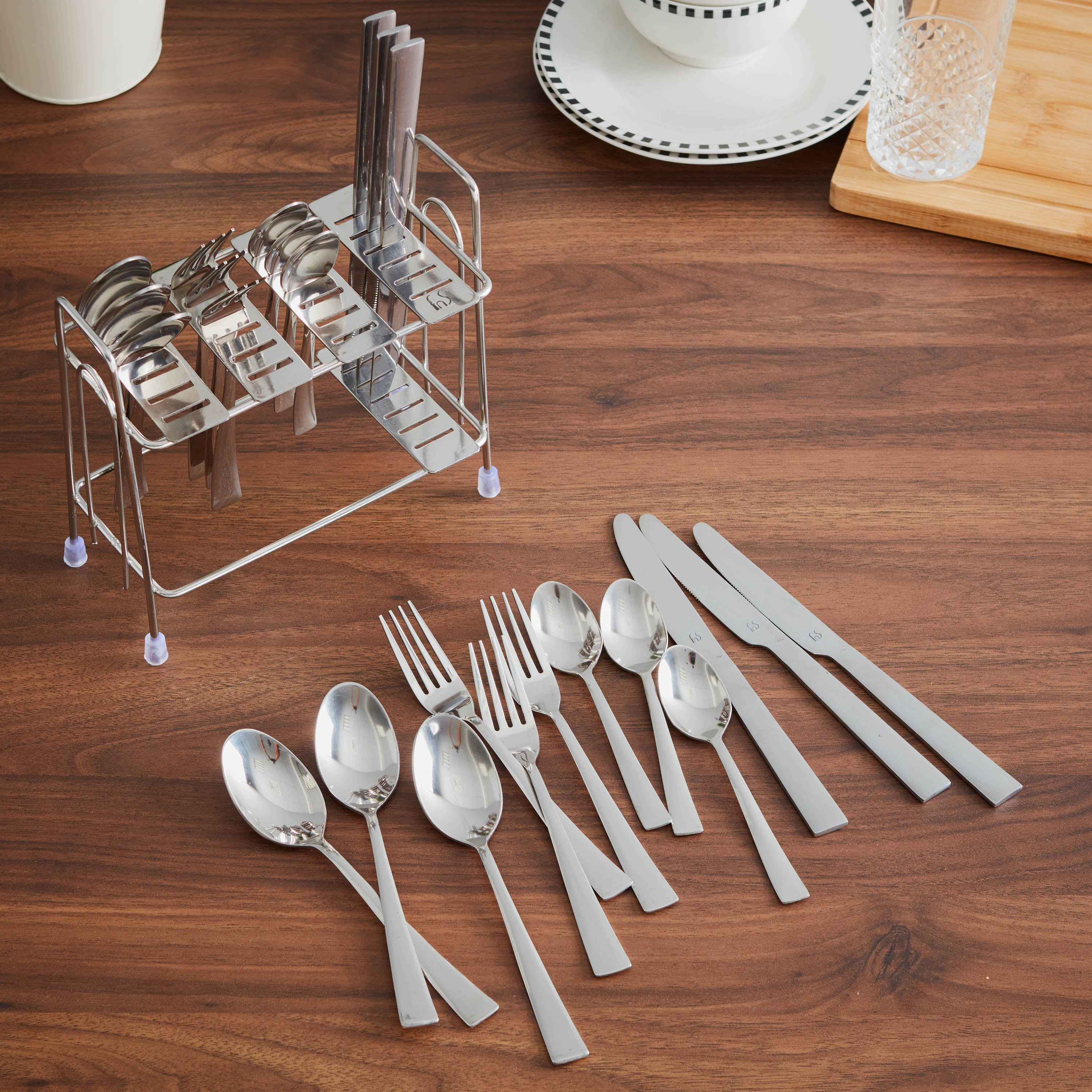 طقم أدوات مائدة 24 قطعة مع حامل من ريو-hbxhomeware-hbxkitchen-image-2