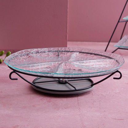 Belcasa Serving Platter with Wire Stand